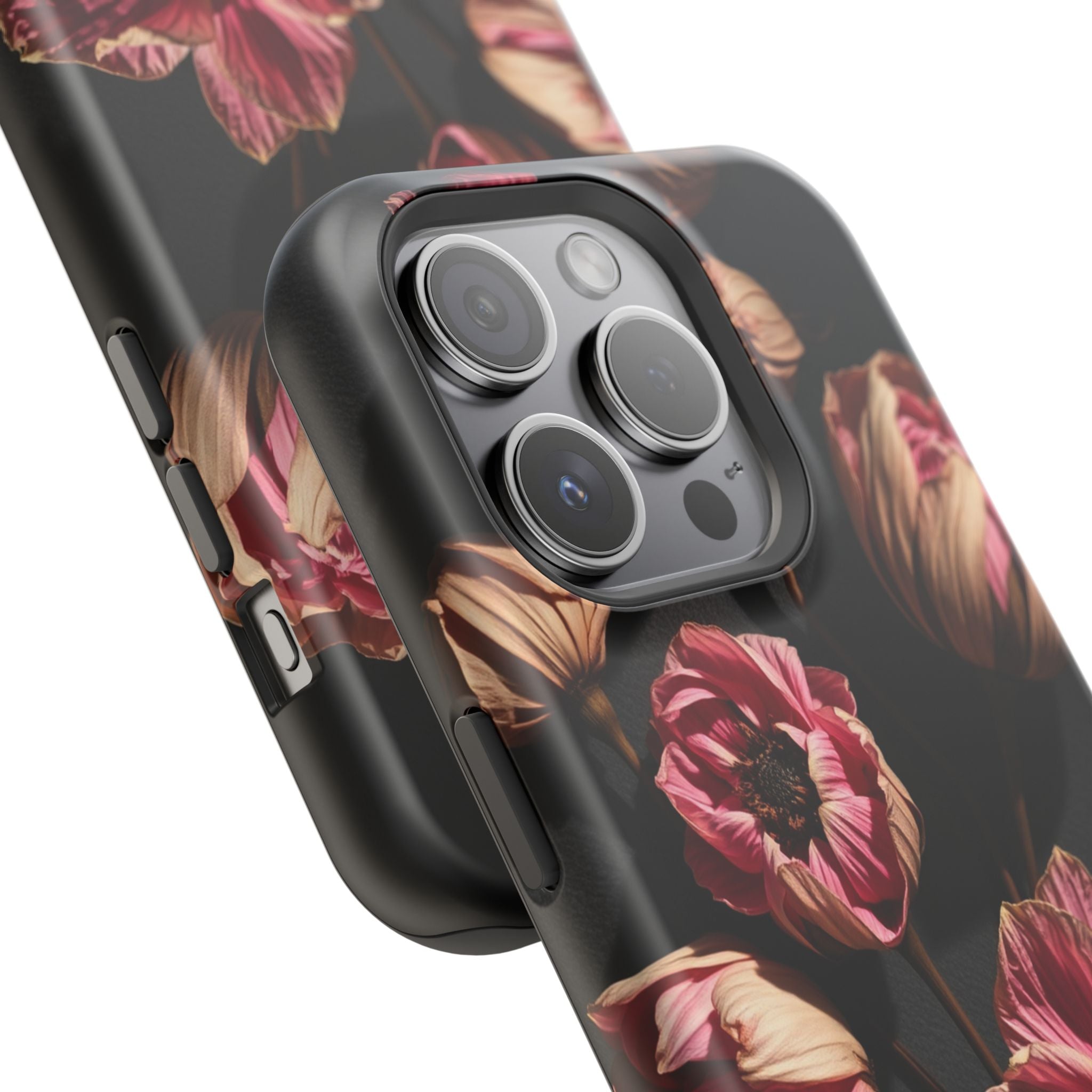 iPhone Dried Flower Flat Lay Electric Art Slim Snap Case · iPhone Case