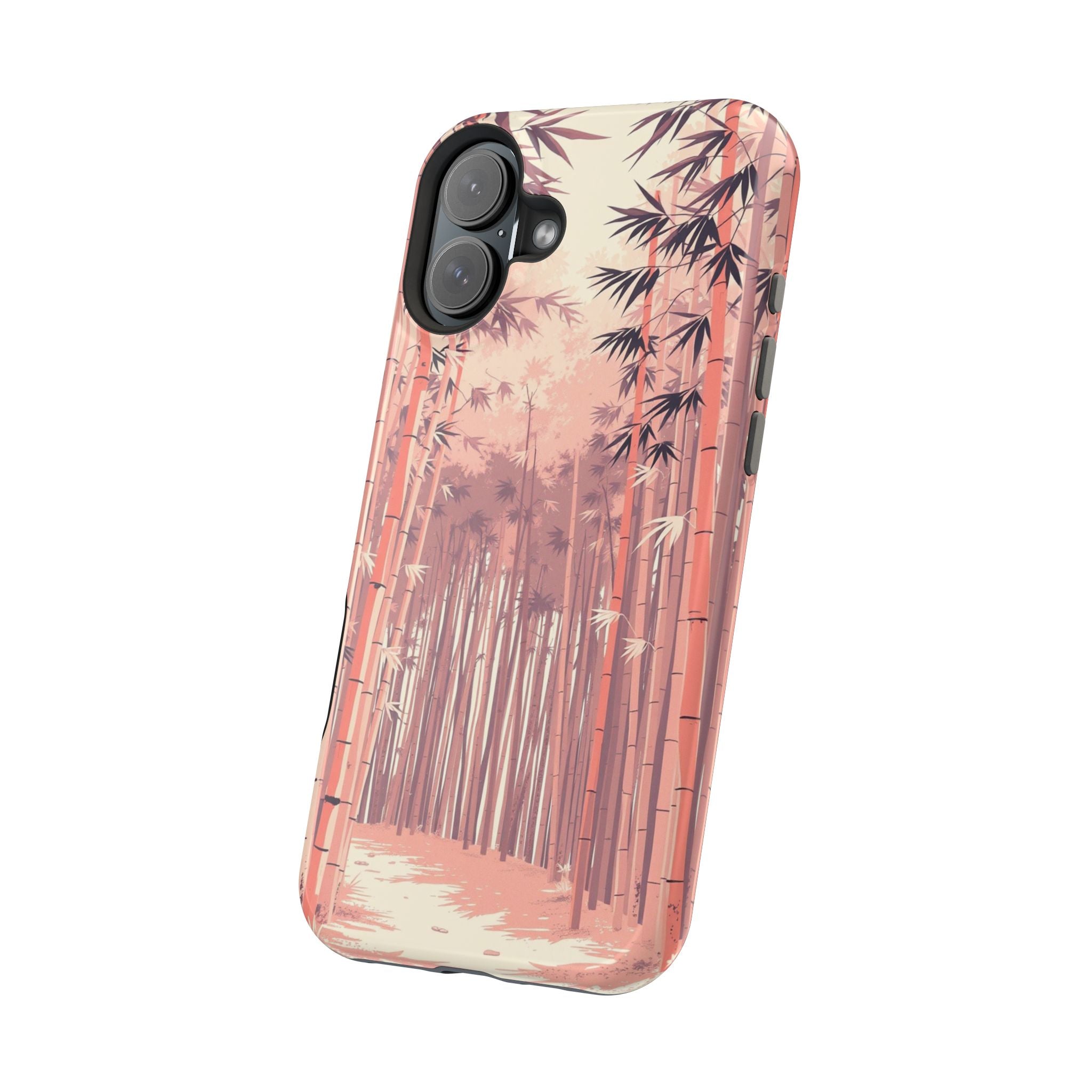 iPhone Rose Pink And Cream Bamboo Grove Slim Everyday iPhone 19 · iPhone Case