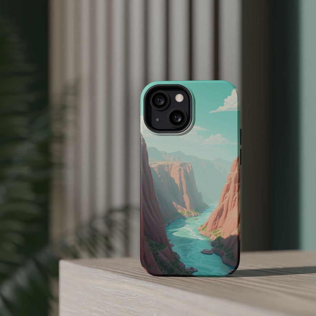 iPhone River Canyon Mystic Art Slim Everyday Designer Case · iPhone Case