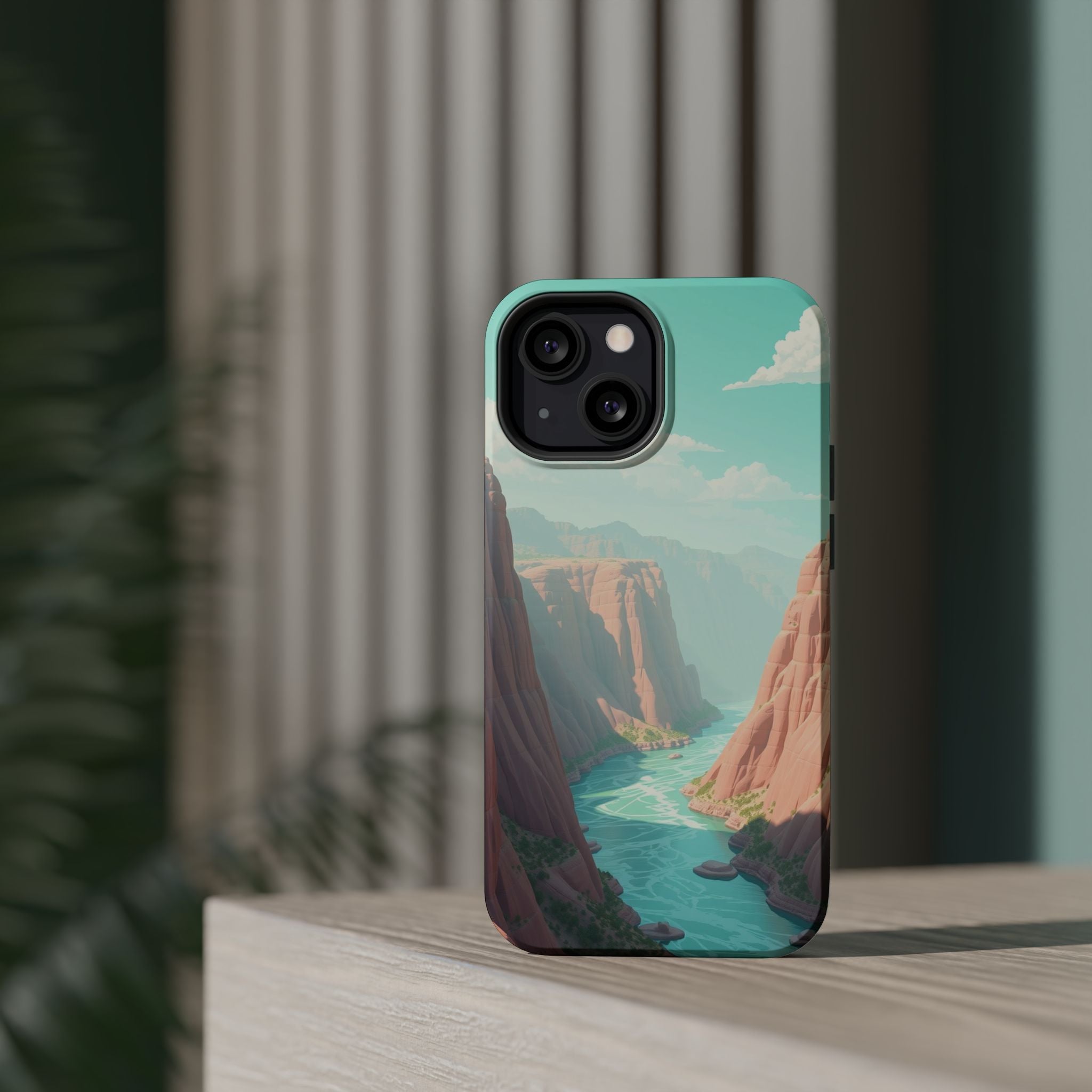 iPhone River Canyon Mystic Art Slim Everyday Designer Case · iPhone Case