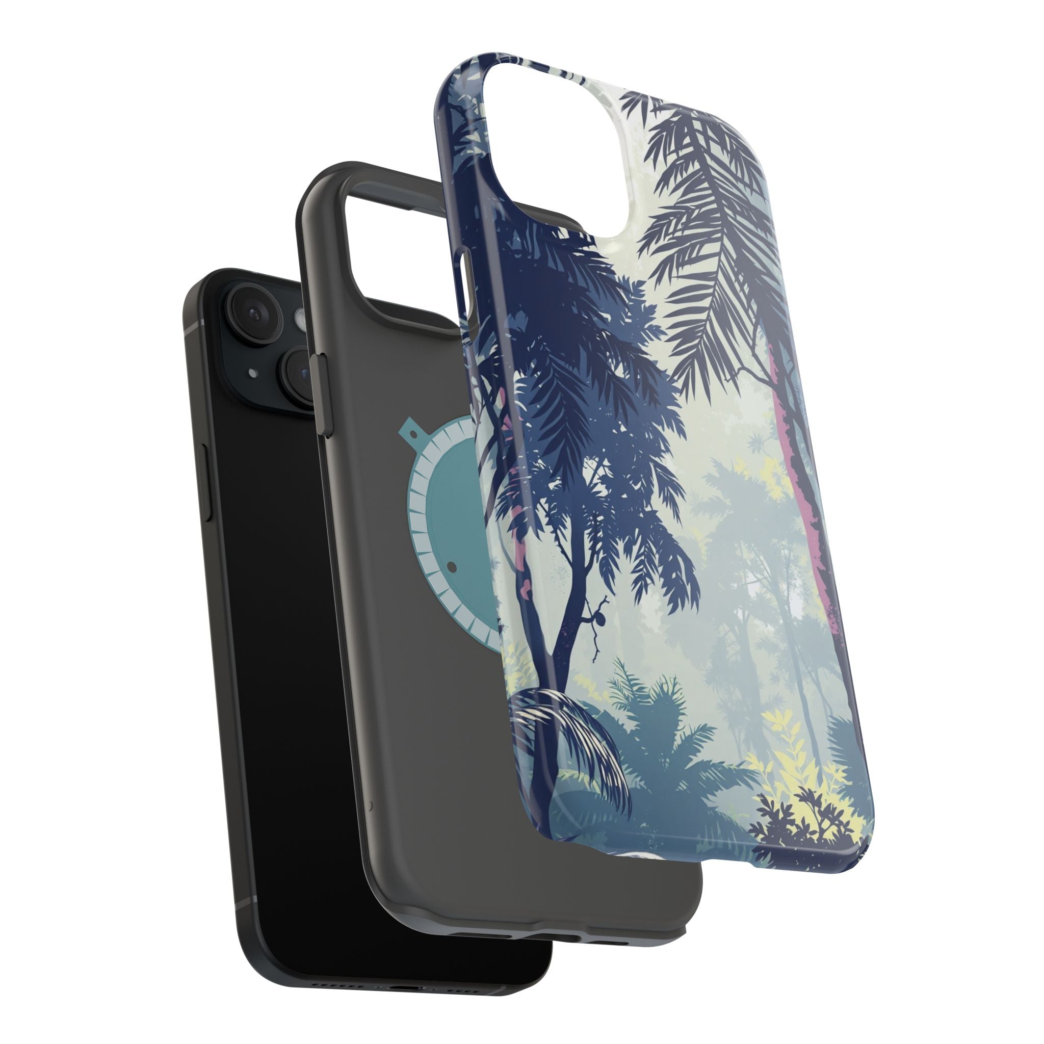 iPhone Rainforest Canopy Grunge Distressed Slim iPhone Everyday · iPhone Case
