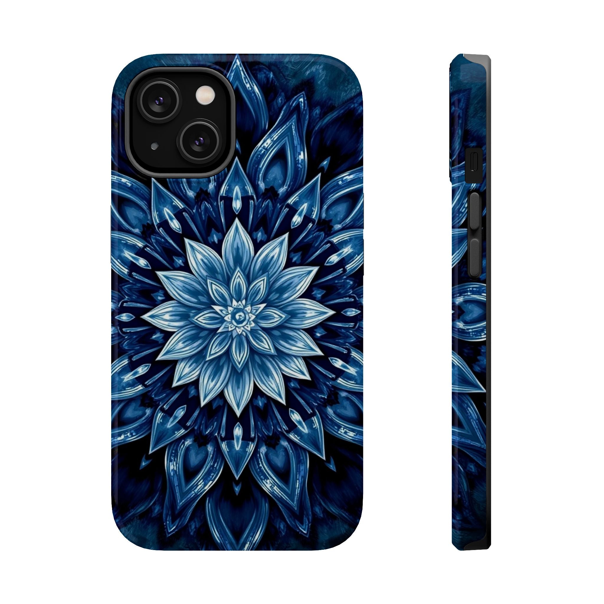 iPhone Floral Mandala Electric Art Bold Modern Everyday Snap Case · iPhone Case