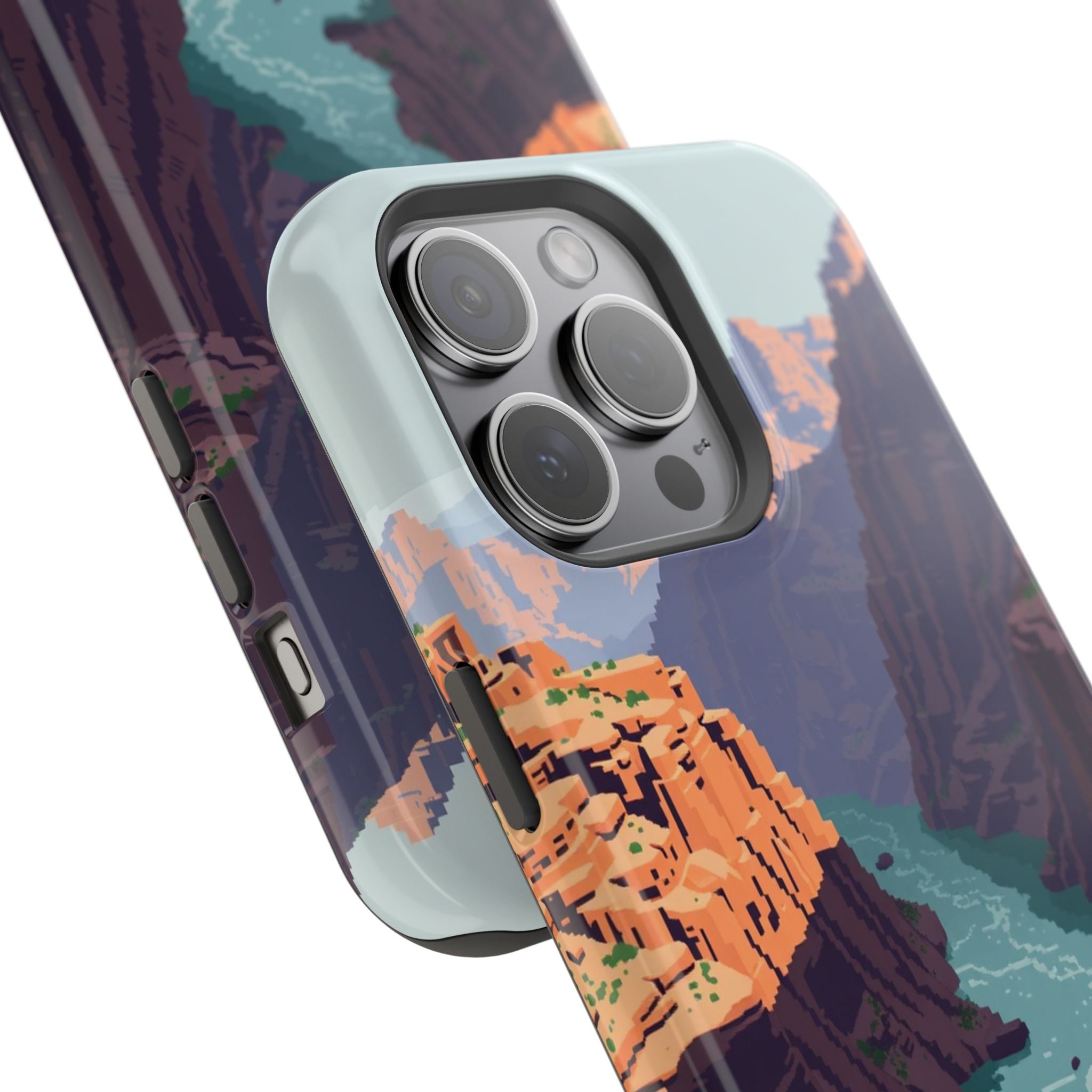 iPhone Charcoal And Copper River Canyon Slim Everyday iPhone 13 · iPhone Case
