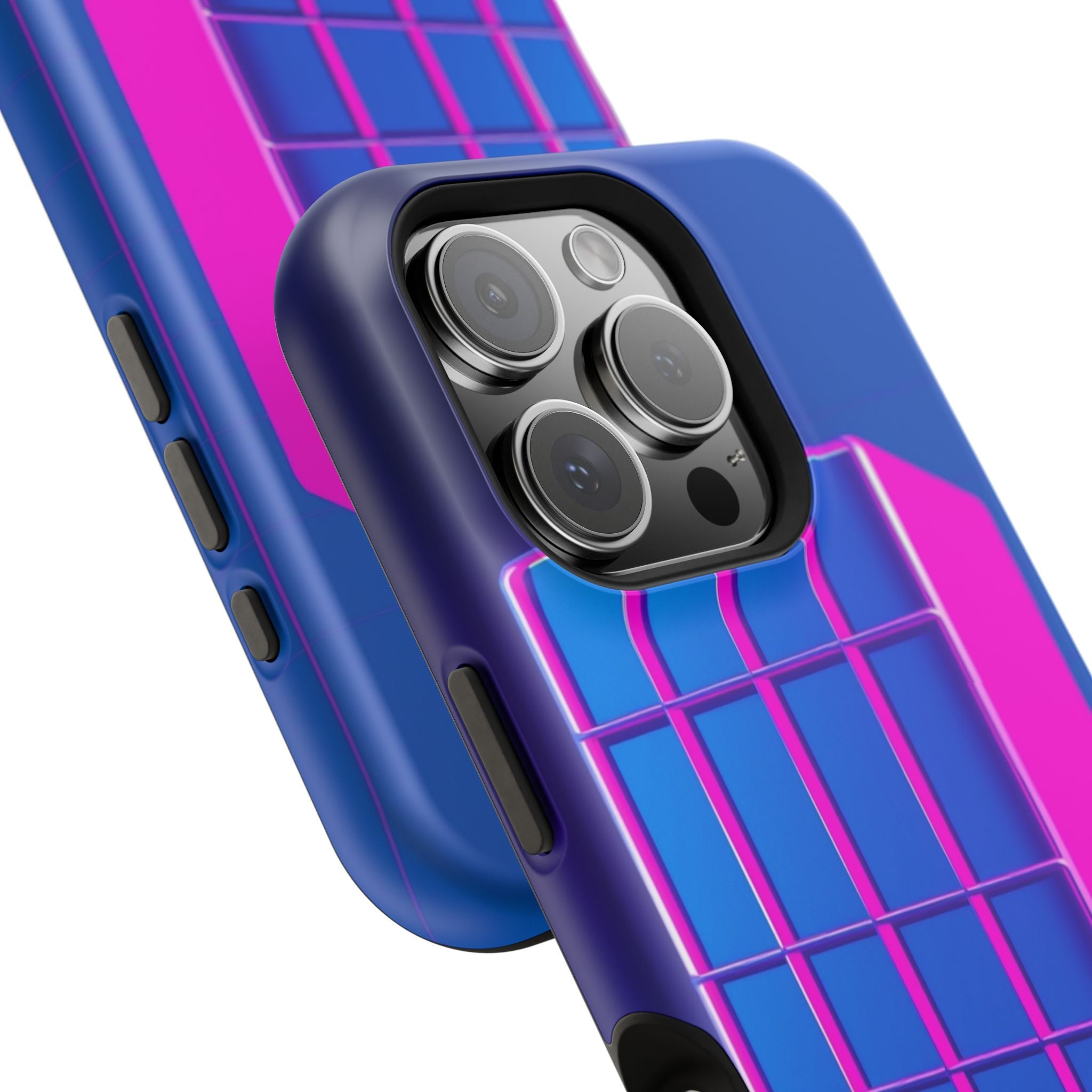 iPhone Earthy 80s Grid Synthwave Design Slim Everyday Designer Case · iPhone Cas