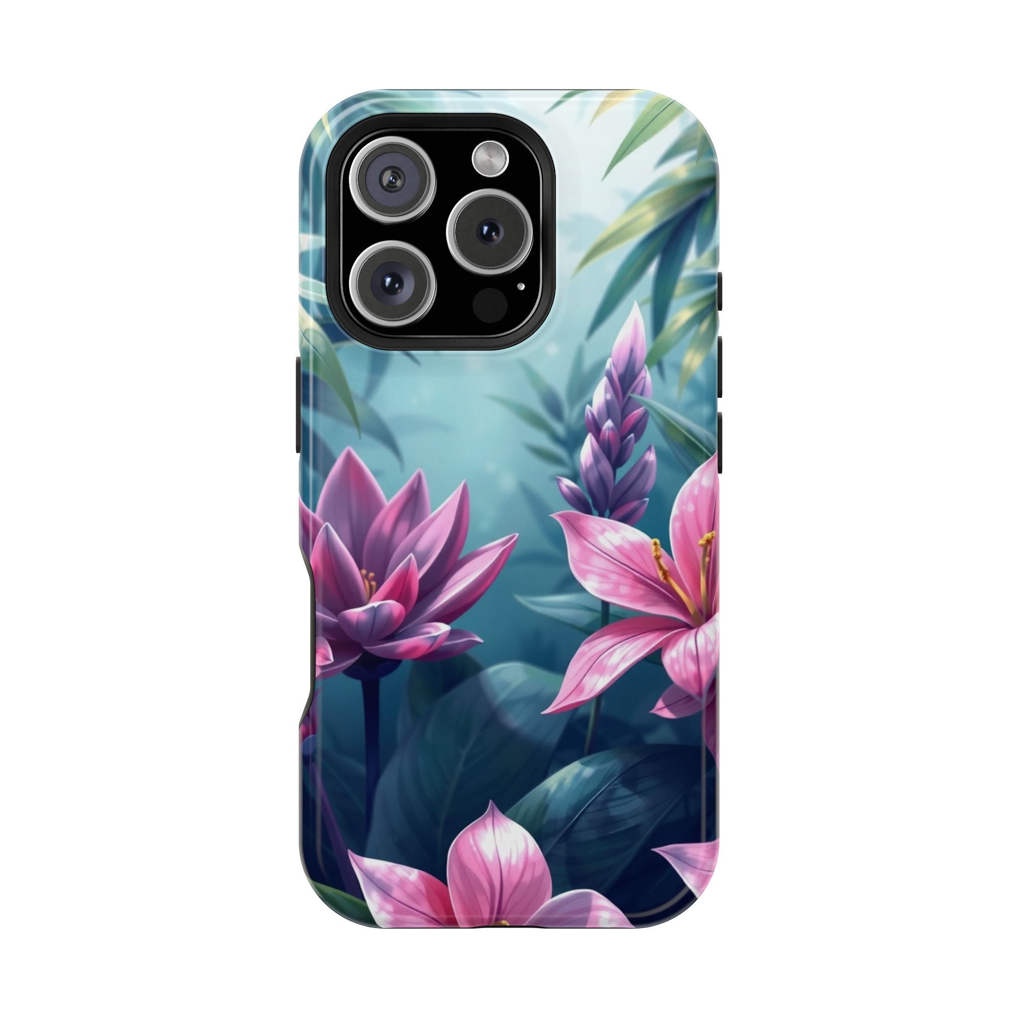 iPhone Indigo And Violet Jungle Floral Slim Everyday Designer Case · iPhone Case