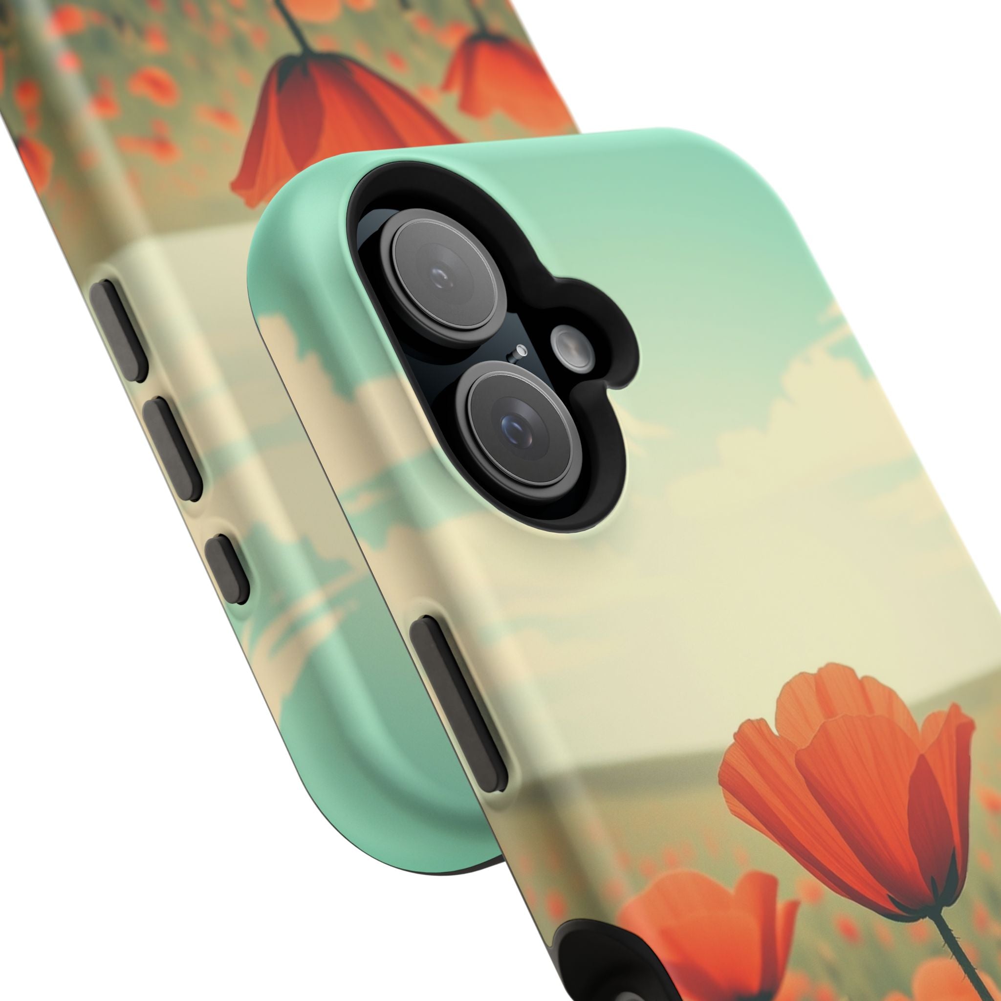 iPhone Radiant Poppy Field Design Bold Modern Everyday Snap Case · iPhone Case