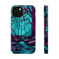 iPhone Spring Creek Stained Glass Bold Modern Everyday Snap Case · iPhone Case