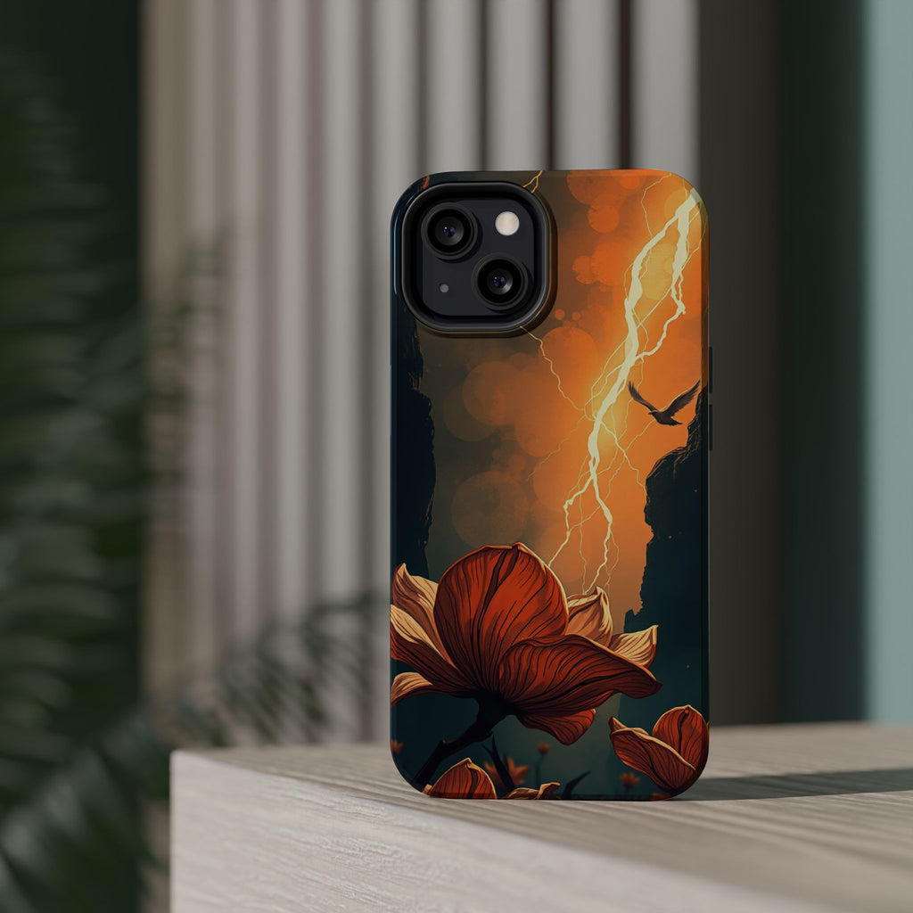 iPhone Vibrant Petal Storm Design Bold Modern Everyday Snap Case · iPhone Case