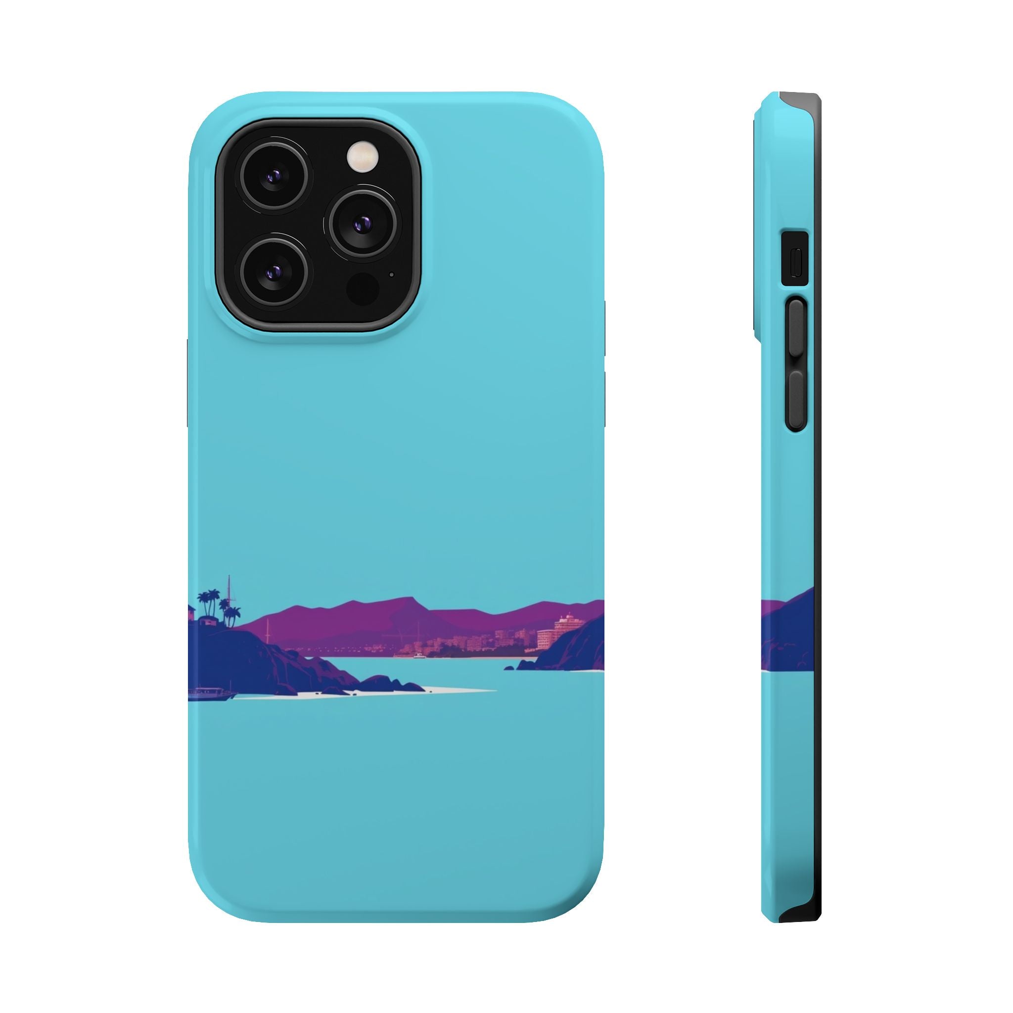 iPhone Hibiscus Coast Mystic Art Bold Modern Everyday Snap Case · iPhone Case
