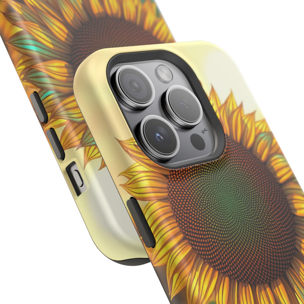 iPhone Sunflower Prairie Bold Art Bold Modern Everyday Snap Case · iPhone Case