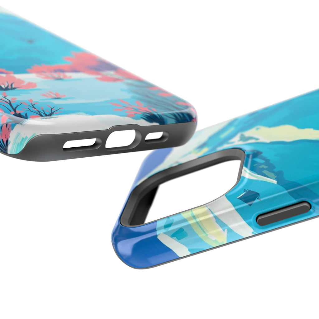 iPhone Snow Field Electric Art Slim Everyday Designer Case · iPhone Case