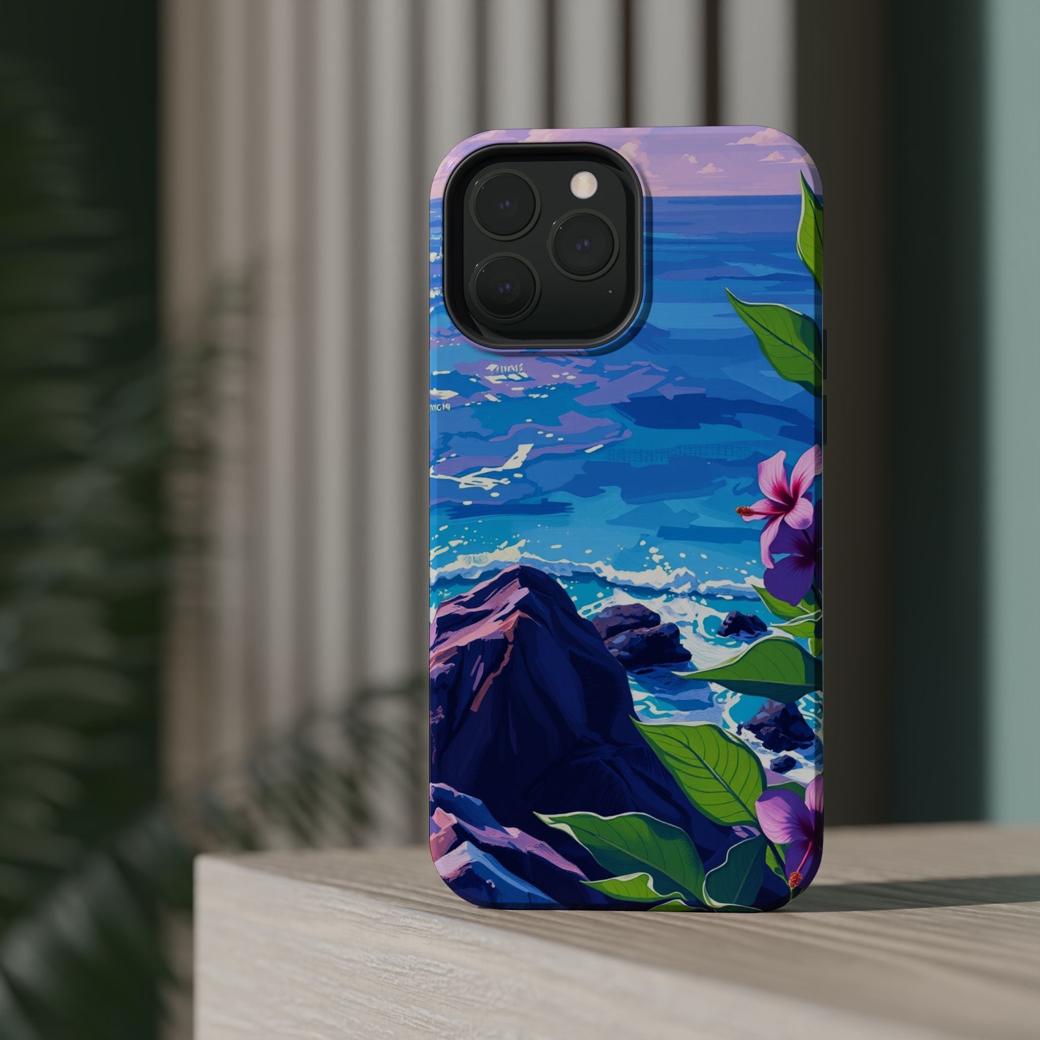 iPhone Hibiscus Coast Enchanted Art Slim Everyday Designer Case · iPhone Case