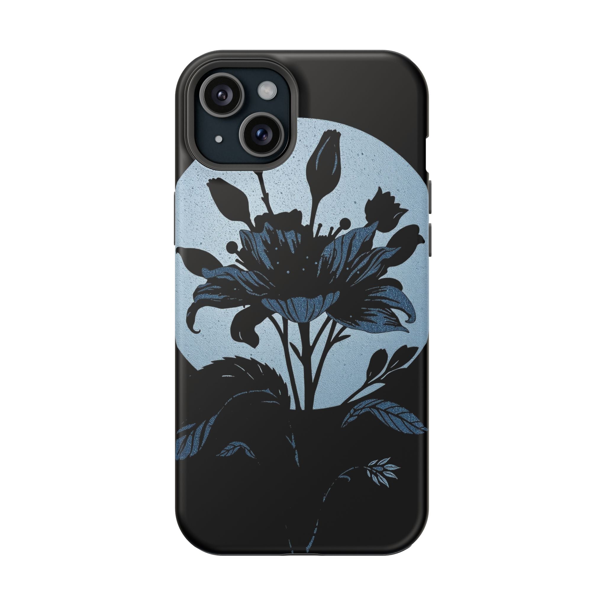 iPhone Radiant Floral Silhouette Design Slim Everyday Designer Case · iPhone Cas