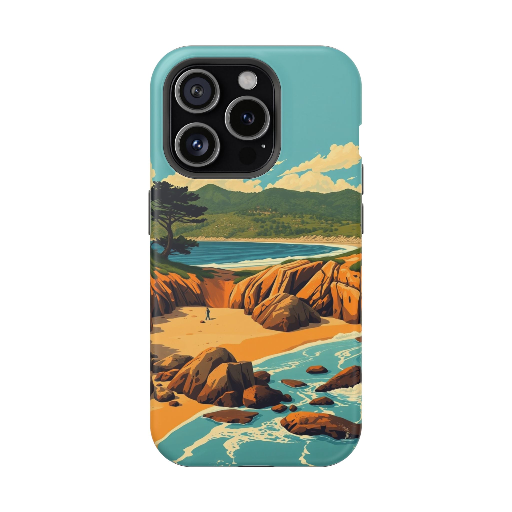 iPhone Pebble Beach Vintage Retro Poster Slim Everyday iPhone Designer · iPhone