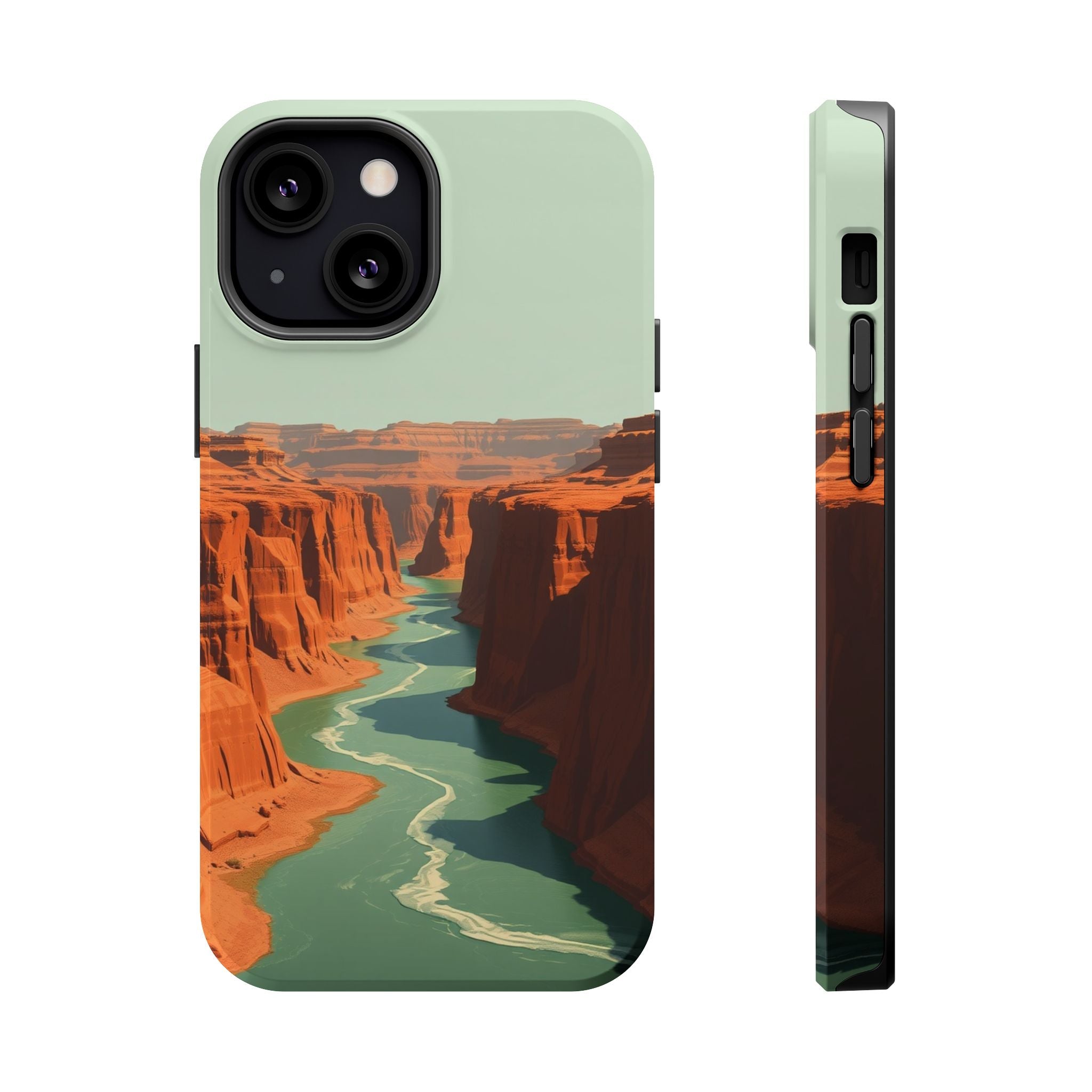 iPhone Burnt Orange And Sand River Canyon Slim iPhone Everyday Designer · iPhone