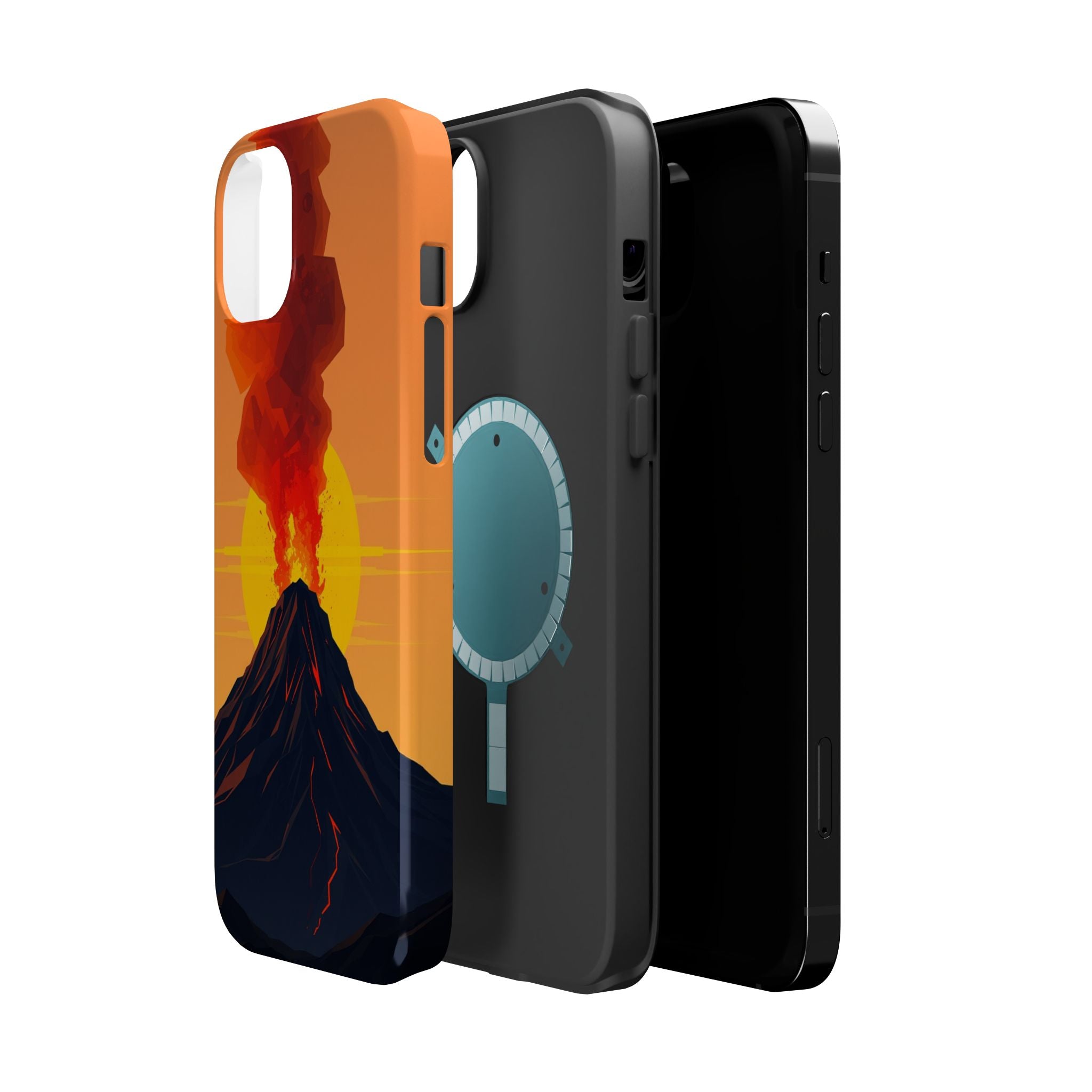 iPhone Vibrant Volcanic Eruption Design Slim Everyday iPhone Designer · iPhone C