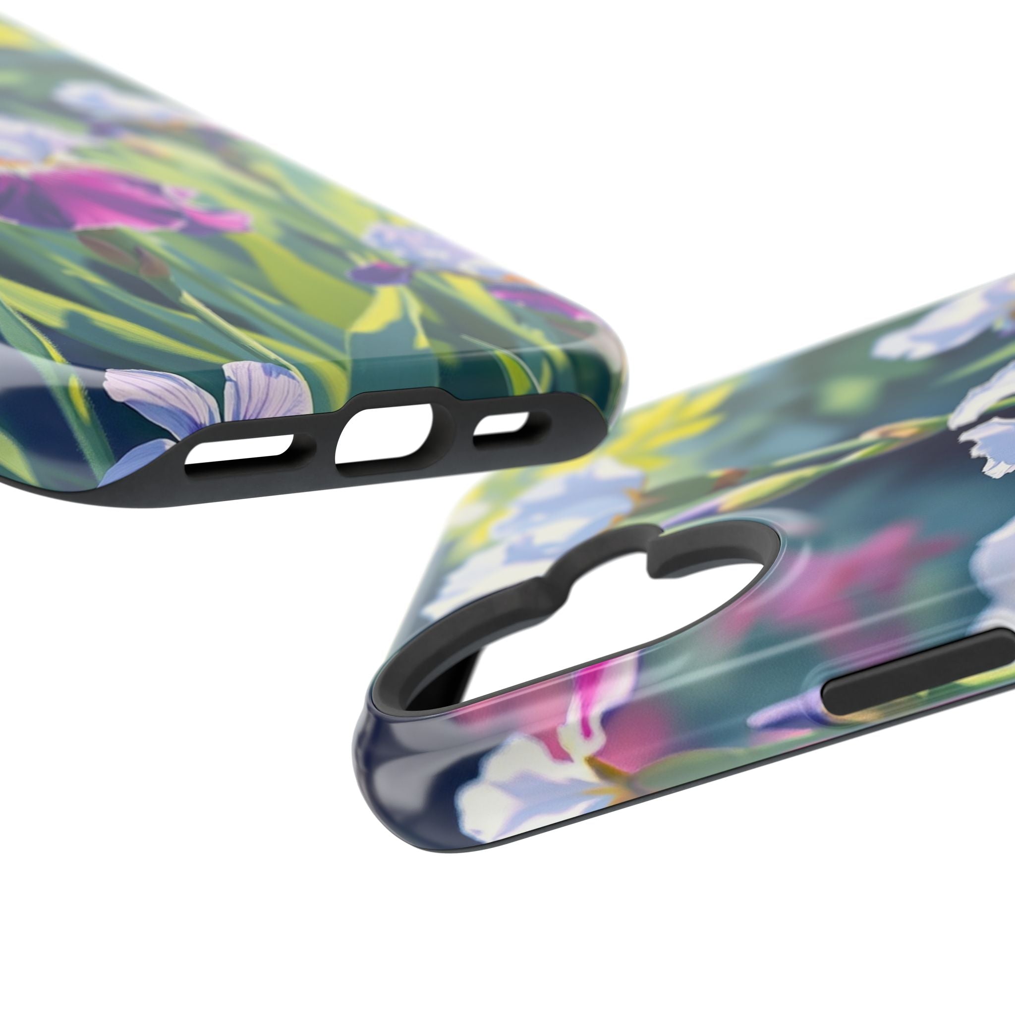 iPhone Vibrant Iris Garden Design Bold Modern Everyday Snap Case · iPhone Case