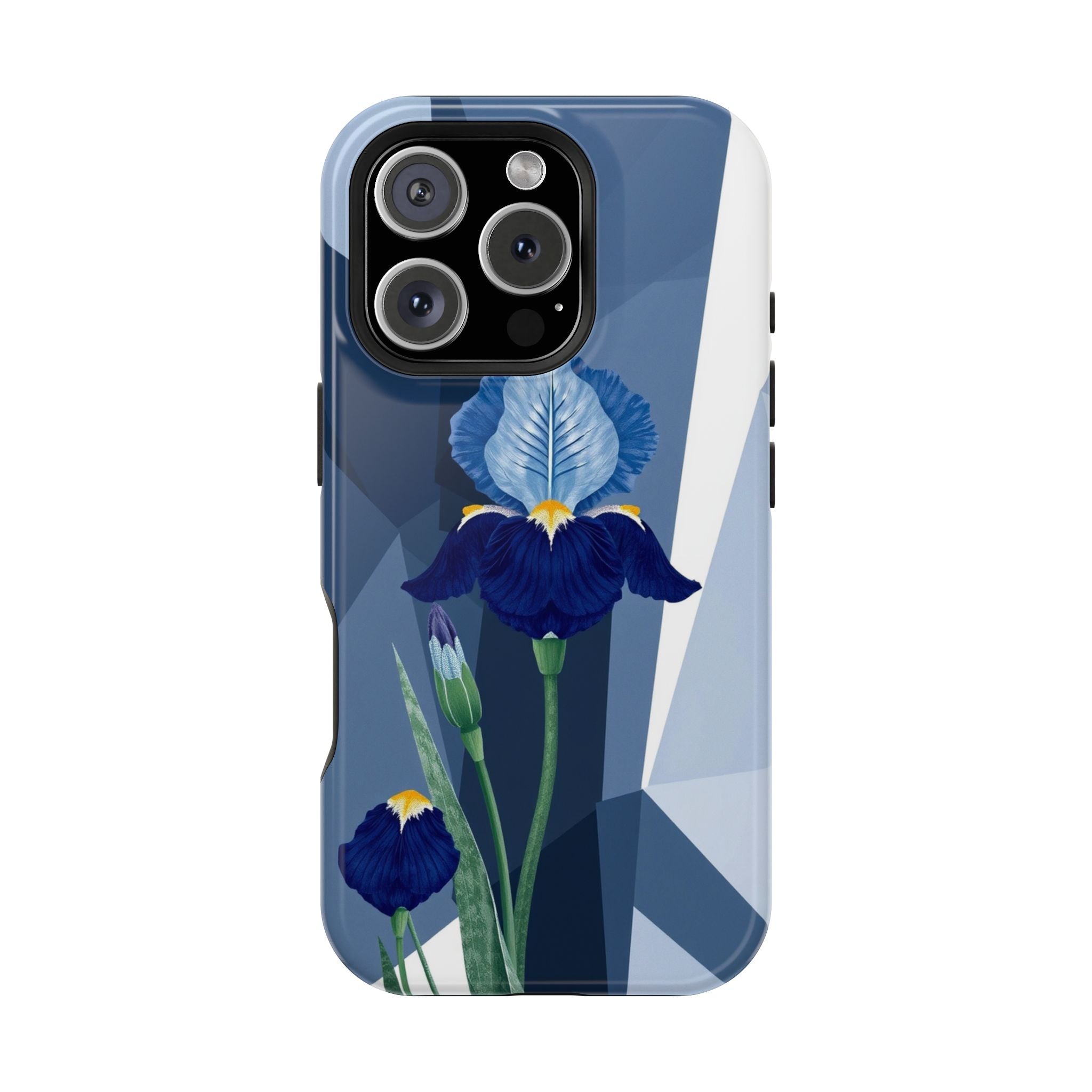 iPhone Earthy Iris Garden Design Bold Modern Everyday Snap Case · iPhone Case