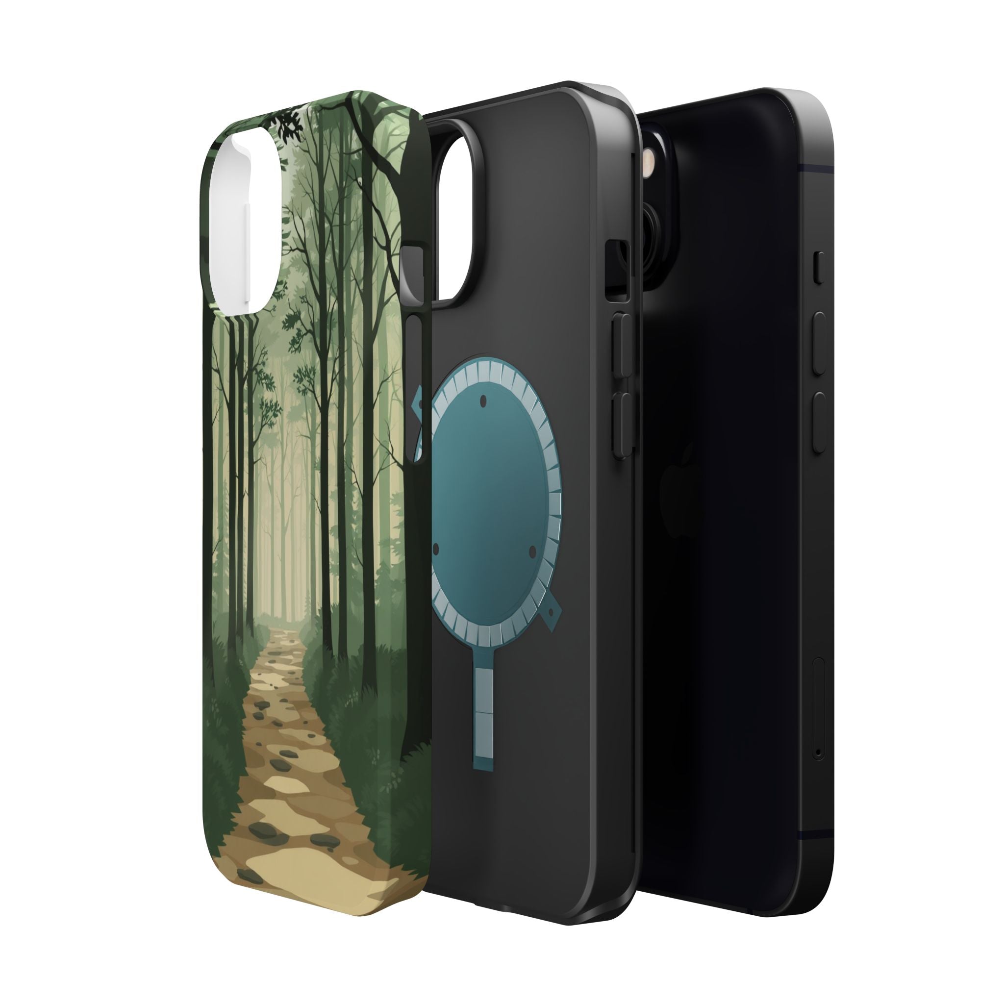 iPhone Sage And Ivory Misty Forest Path Slim Everyday iPhone 11 · iPhone Case