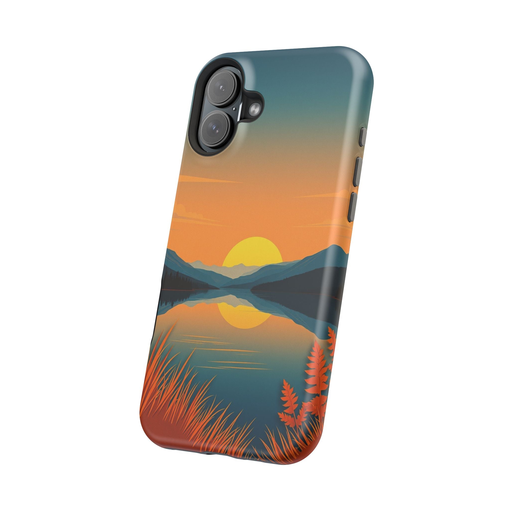 iPhone Lake at Twilight Cinematic Art Slim Everyday Designer Case · iPhone Case