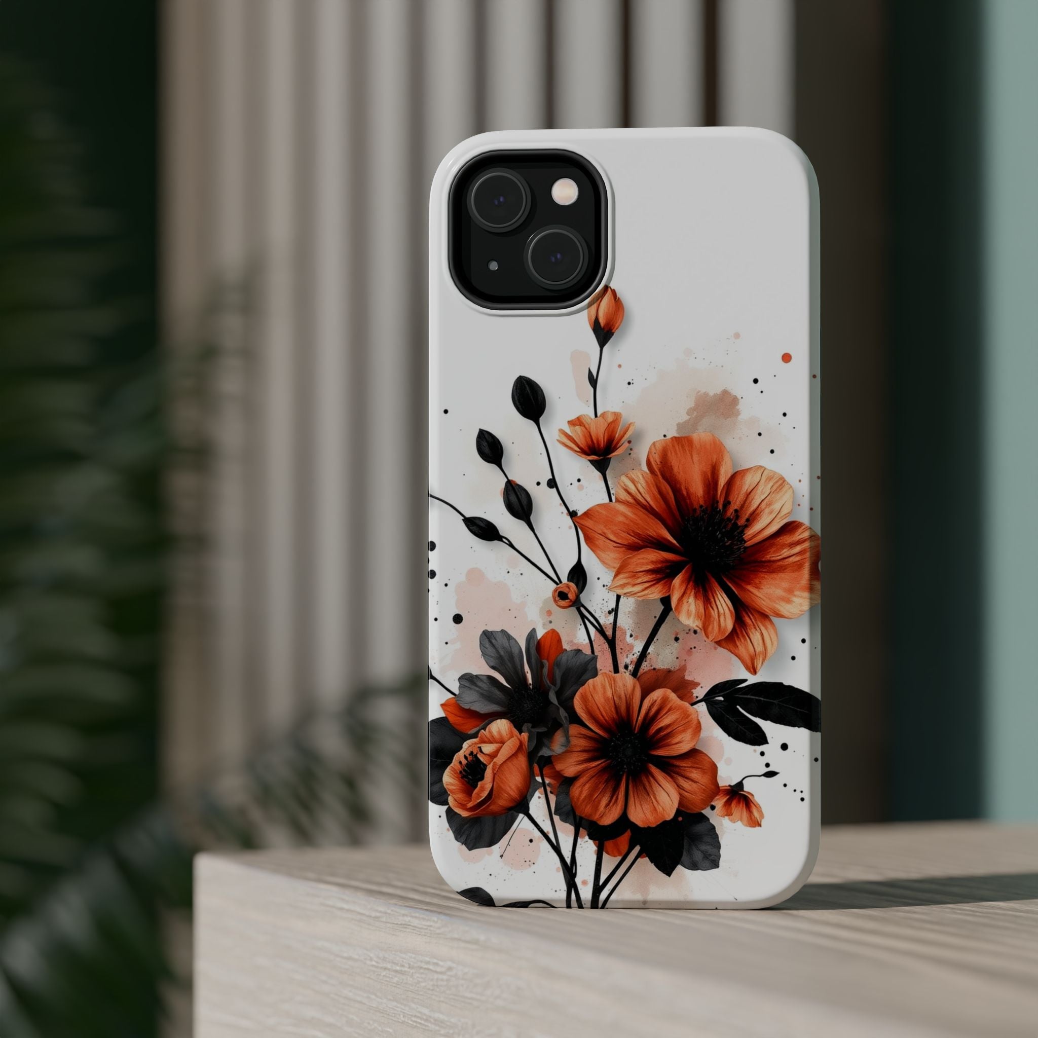 iPhone Floral Watercolor Splash 3D Digital Slim iPhone Everyday · iPhone Case
