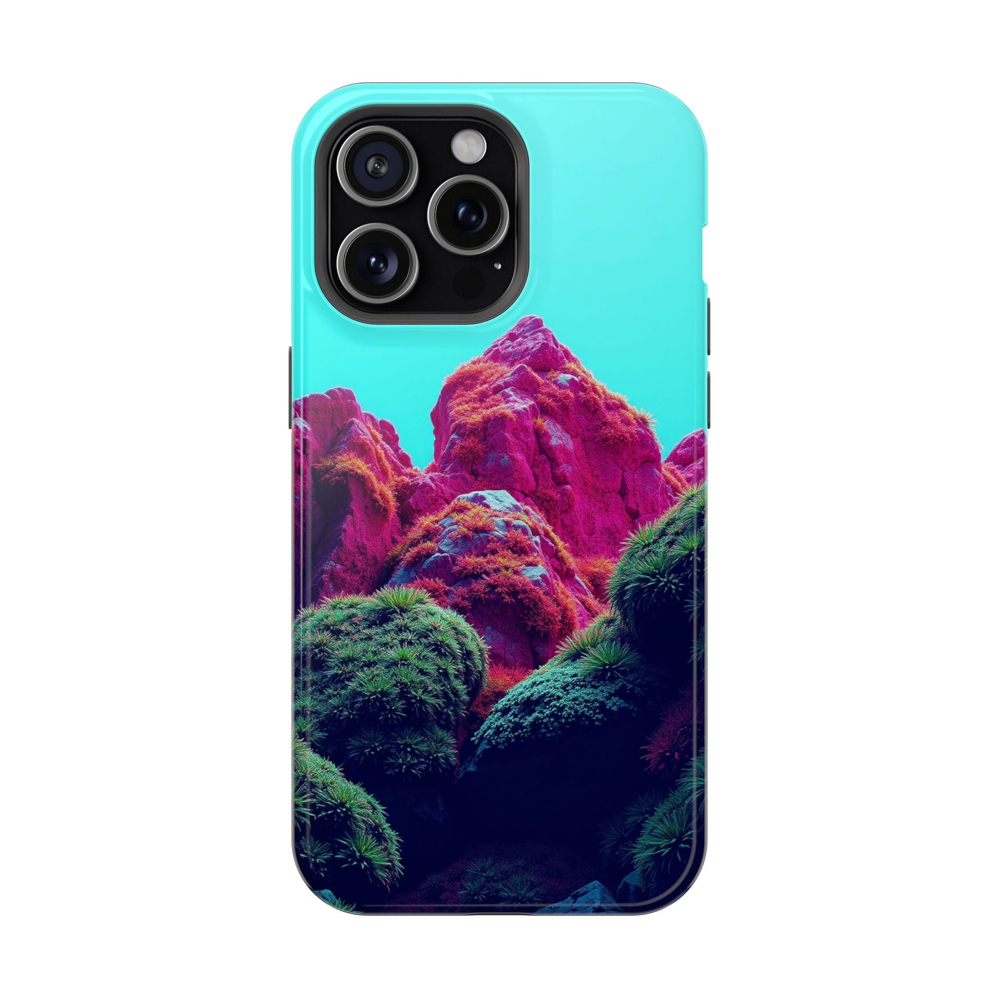 iPhone Moss Covered Rocks Paper Cut Art Slim Everyday iPhone Designer · iPhone C