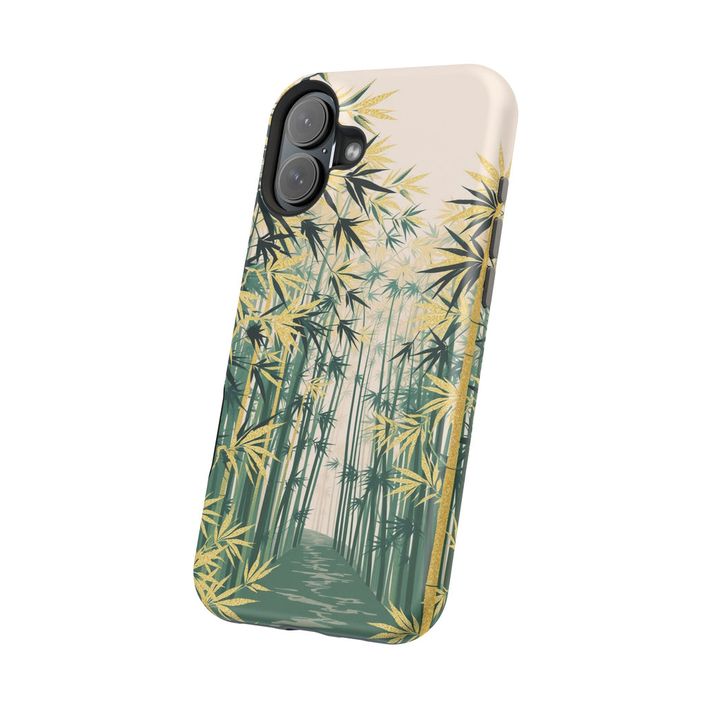 iPhone Serene Bamboo Grove Design Bold Modern Everyday Snap Case · iPhone Case