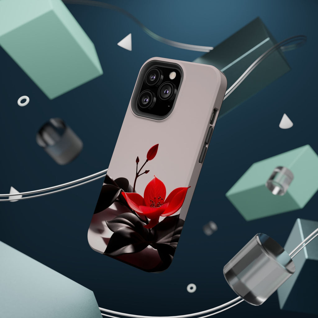 iPhone Radiant Bloom and Leaf Design Slim Everyday Designer Case · iPhone Case