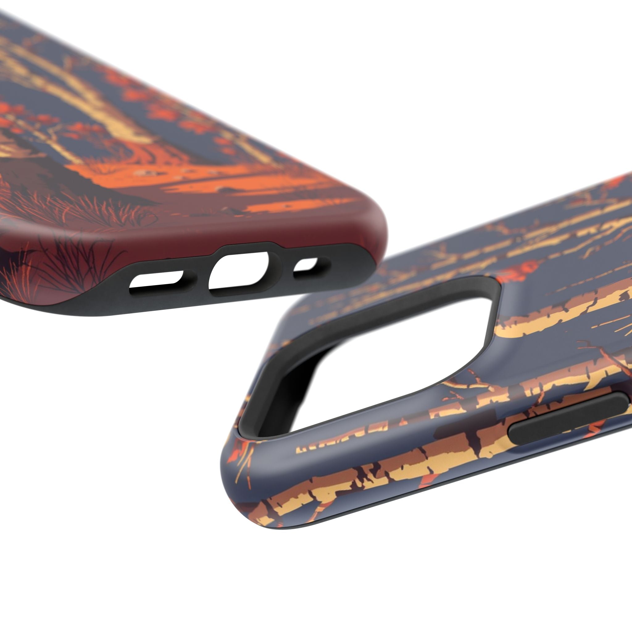 iPhone Birch Grove Pixel Art -Bit Bold Modern Everyday Snap Case · iPhone Case