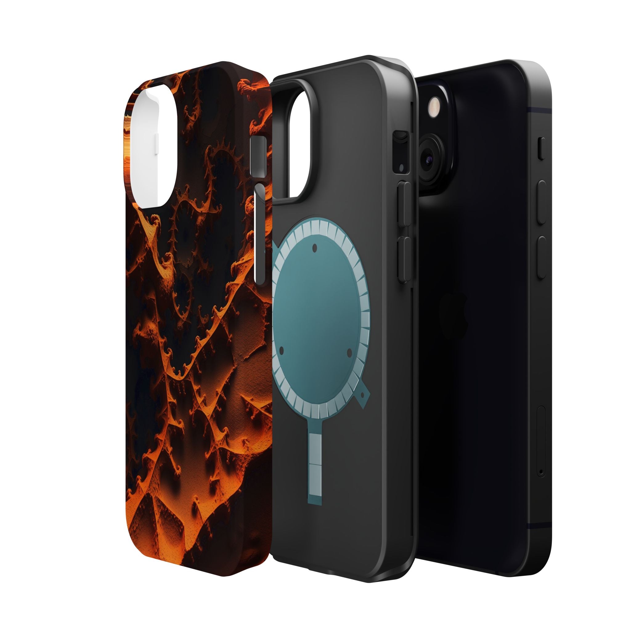 iPhone Radiant Fractal Zoom Design Bold Modern Everyday Snap Case · iPhone Case