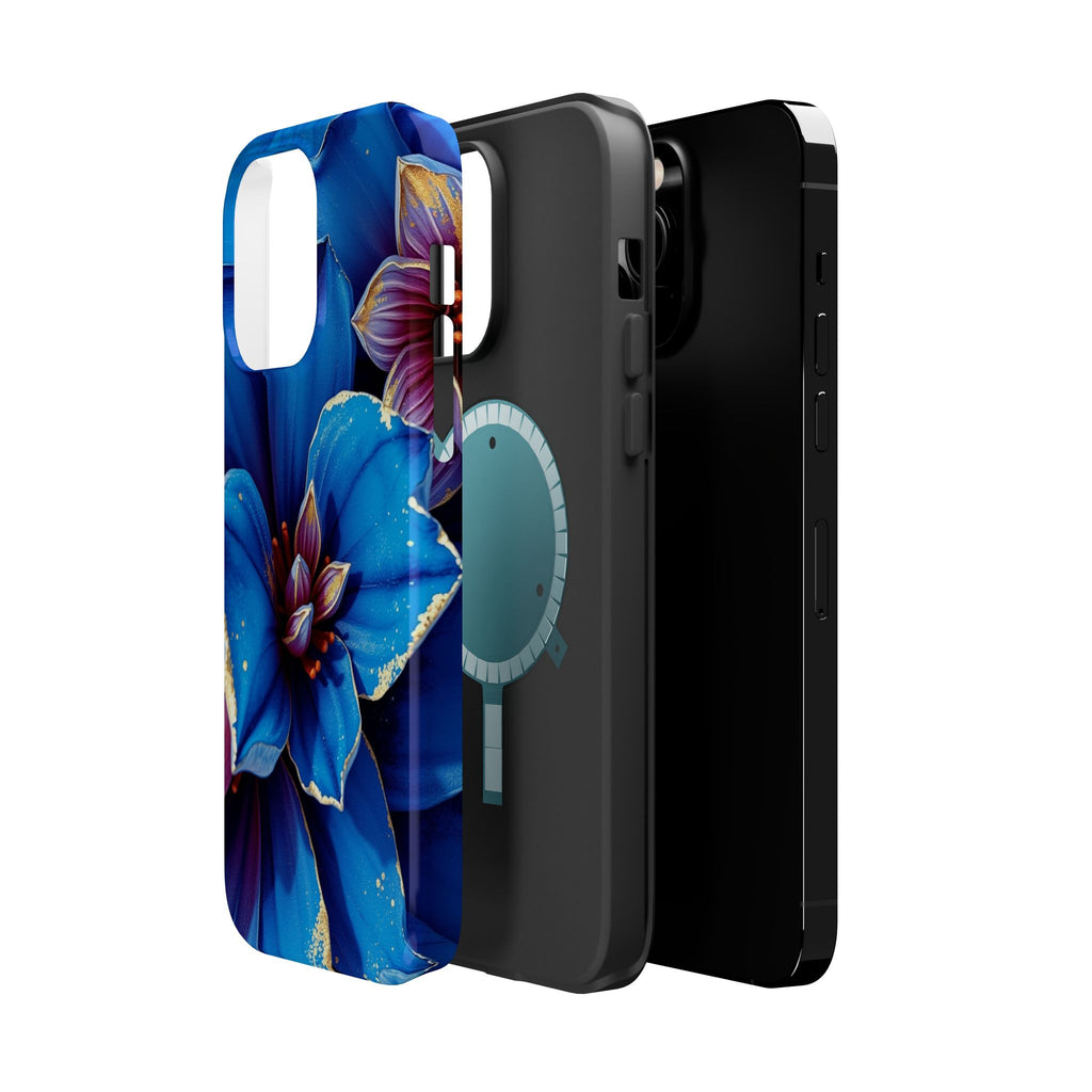 iPhone Floral Gold Foil Serene Design Slim Snap Case Ga · iPhone Case