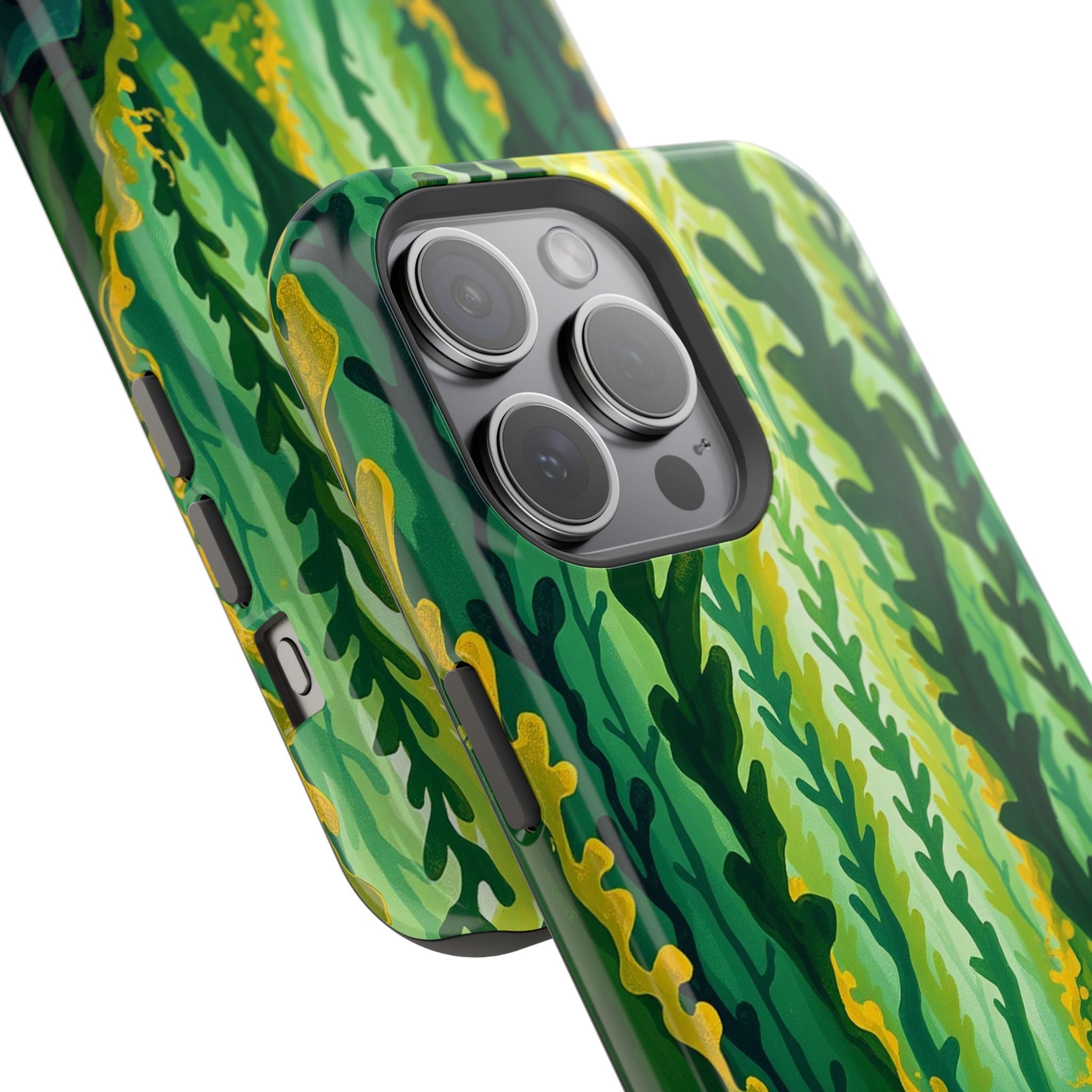 iPhone Kelp Forest Oil Painting Impressionist Slim iPhone Everyday · iPhone Case