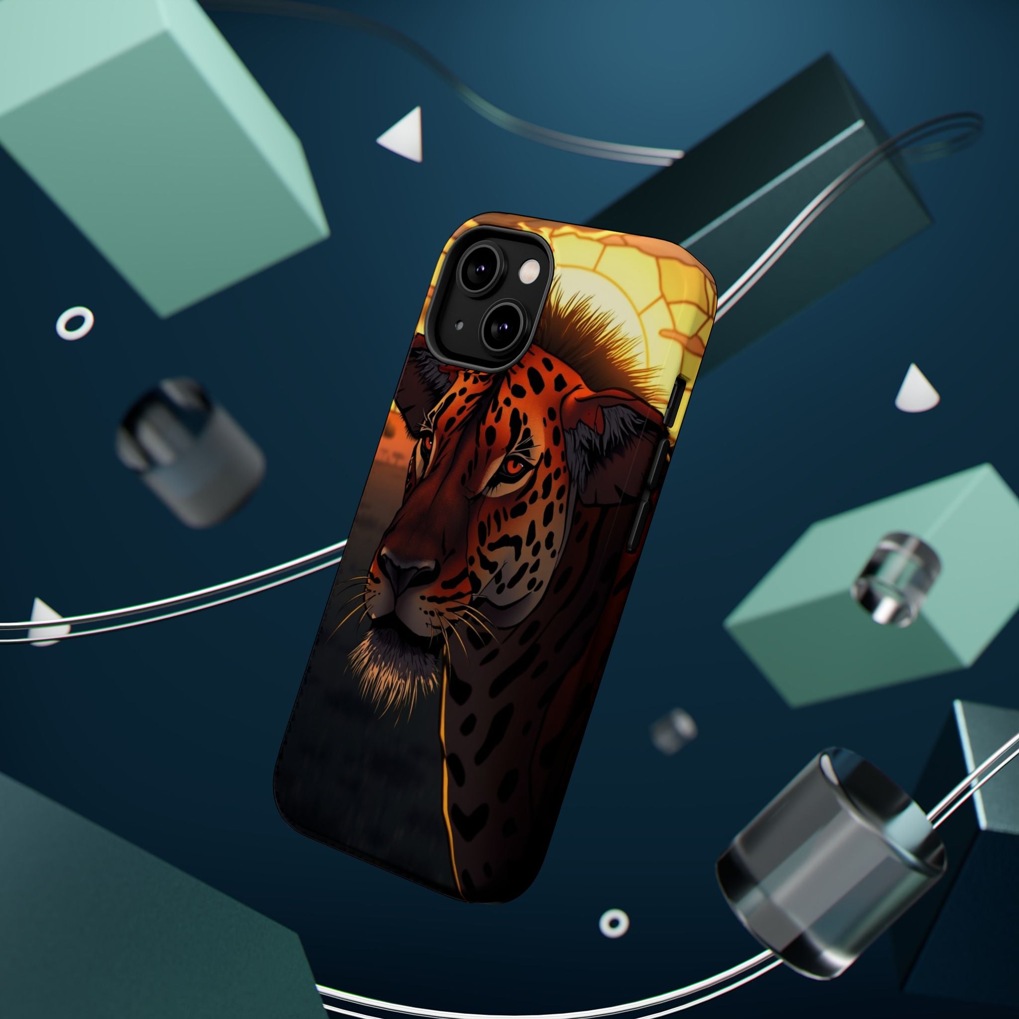 iPhone Savanna Horizon Stained Glass Slim Everyday Designer Case · iPhone Case