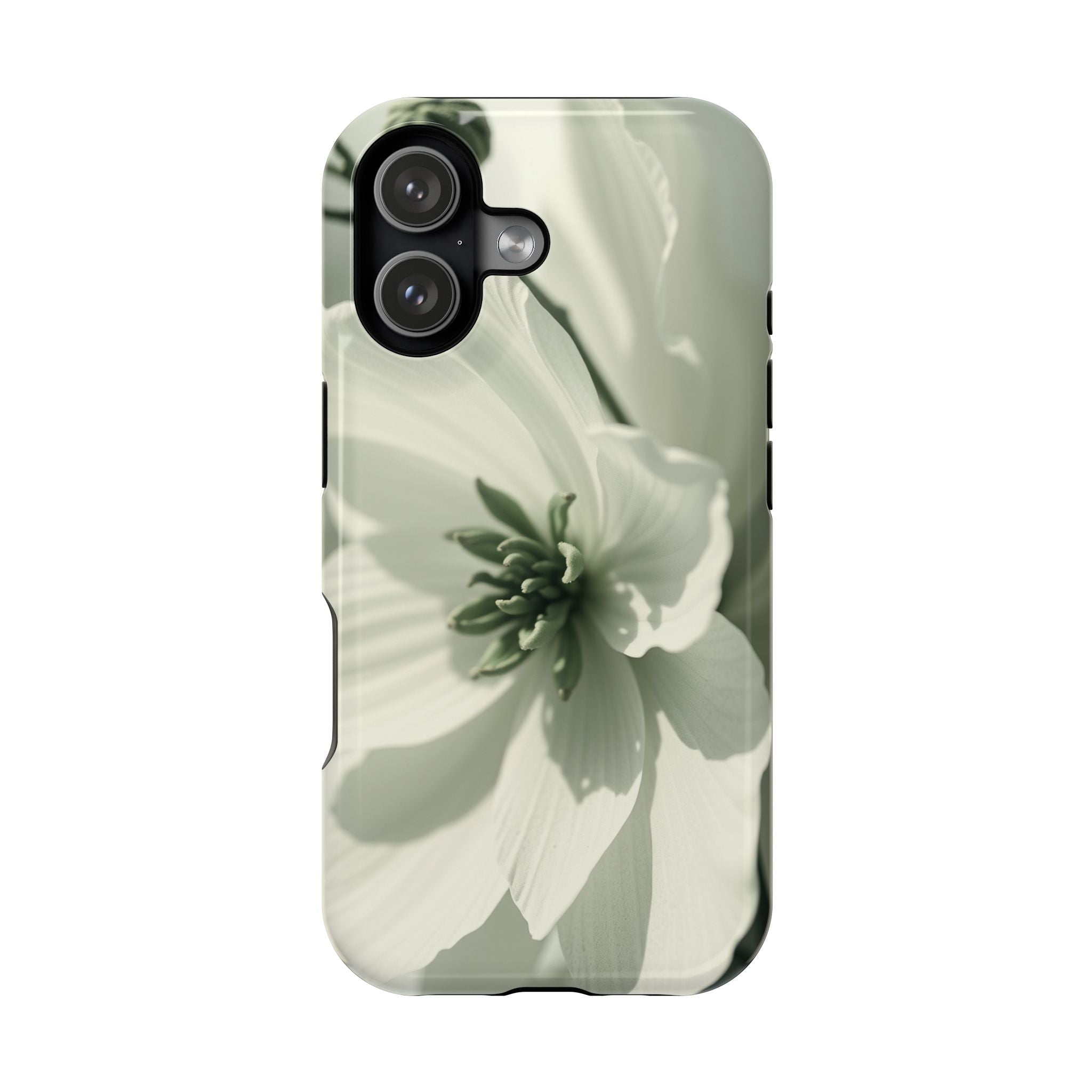 iPhone Floral Ink Wash 3D Digital Bold Modern Everyday Snap Case · iPhone Case