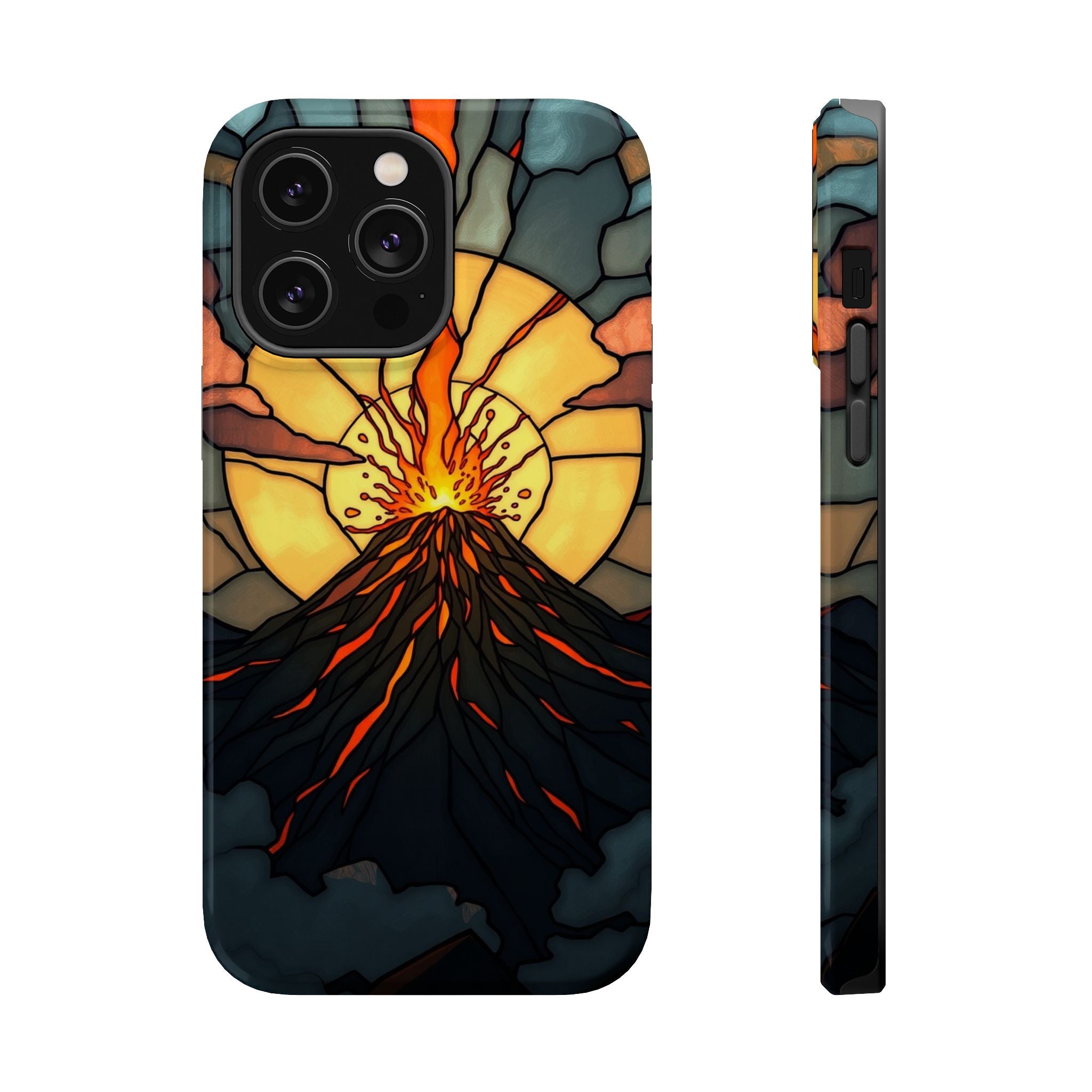 iPhone Vibrant Volcanic Eruption Design Slim Everyday iPhone 11 · iPhone Case