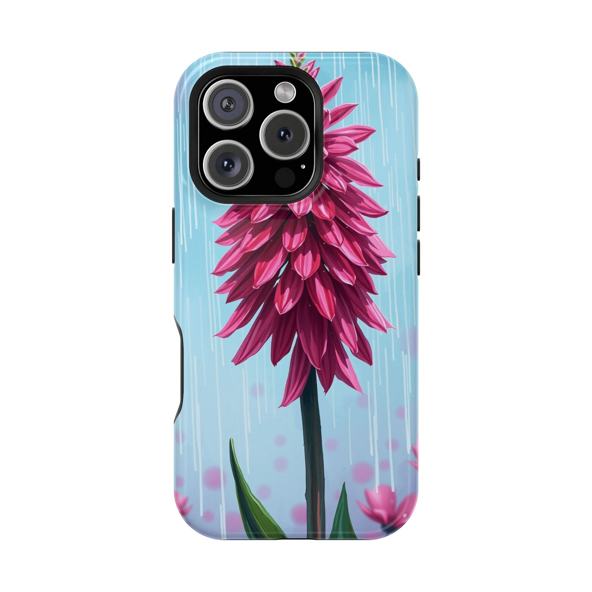 iPhone Cyan And Magenta Spring Shower Bloom Slim iPhone Everyday · iPhone Case