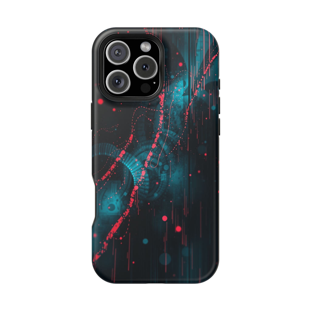iPhone Digital Noise Cinematic Art Bold Modern Everyday Snap Case · iPhone Case