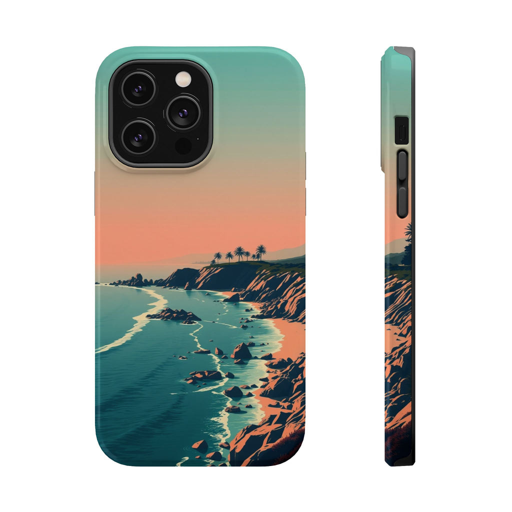 iPhone Radiant Pebble Beach Design Bold Modern Everyday Snap Case · iPhone Case