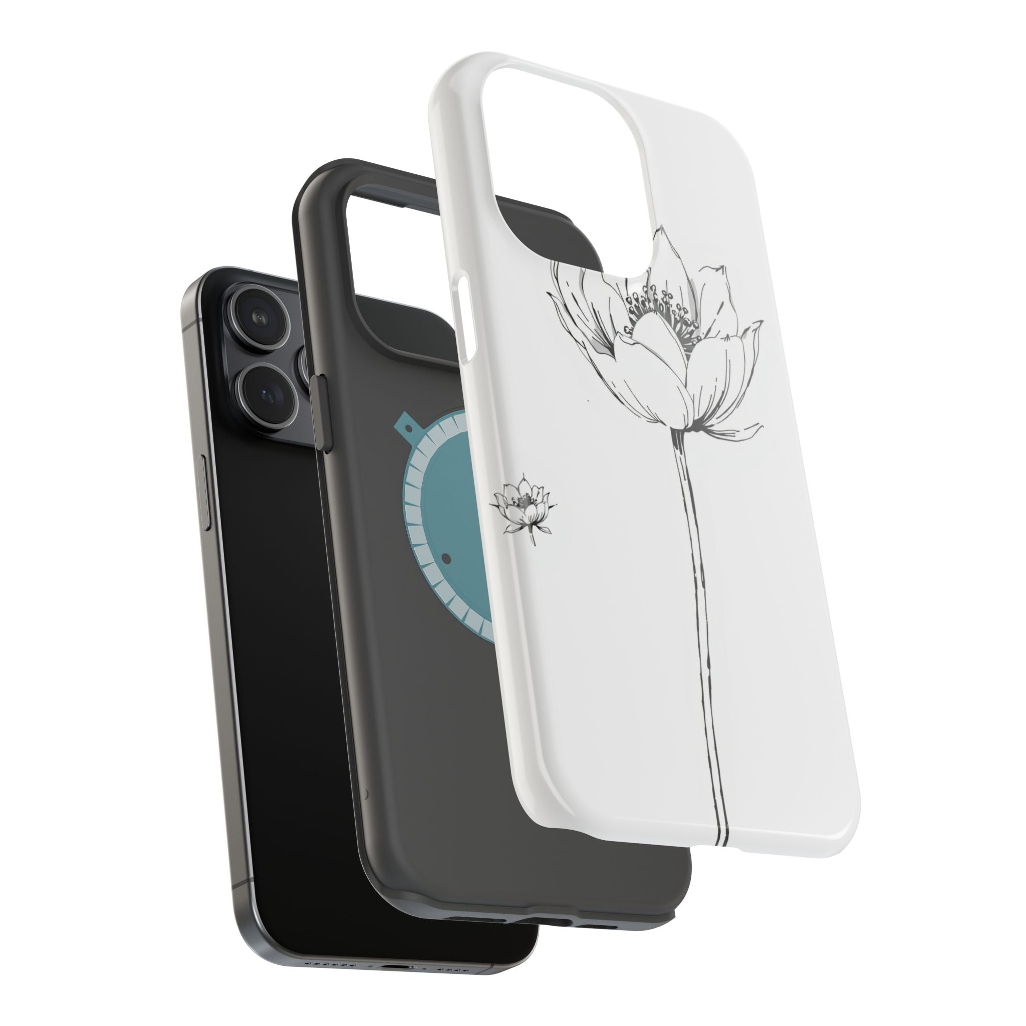 iPhone Sage And Ivory Garden Party Bloom Slim Everyday iPhone Designer · iPhone