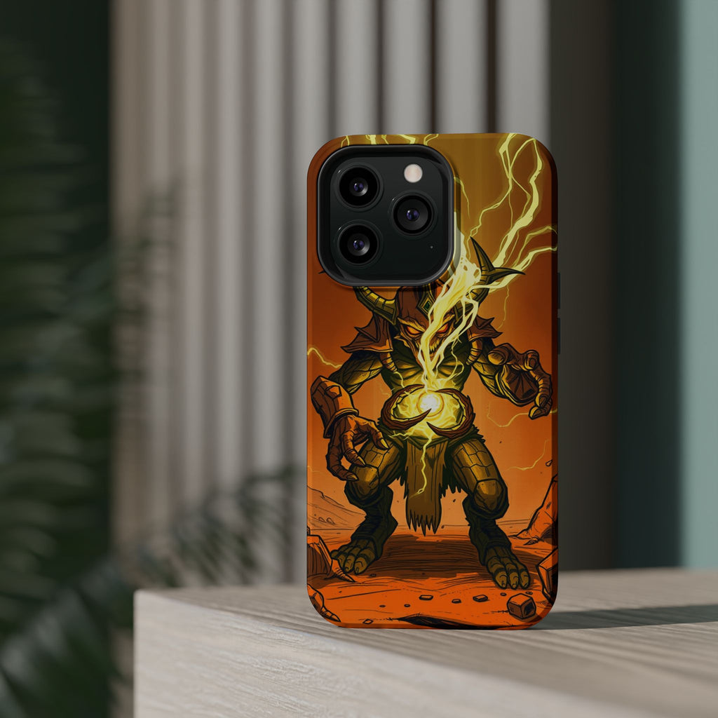 iPhone Burnt Orange And Sand Chaos Goblin Energy Clean Minimal Snap Case · iPhon