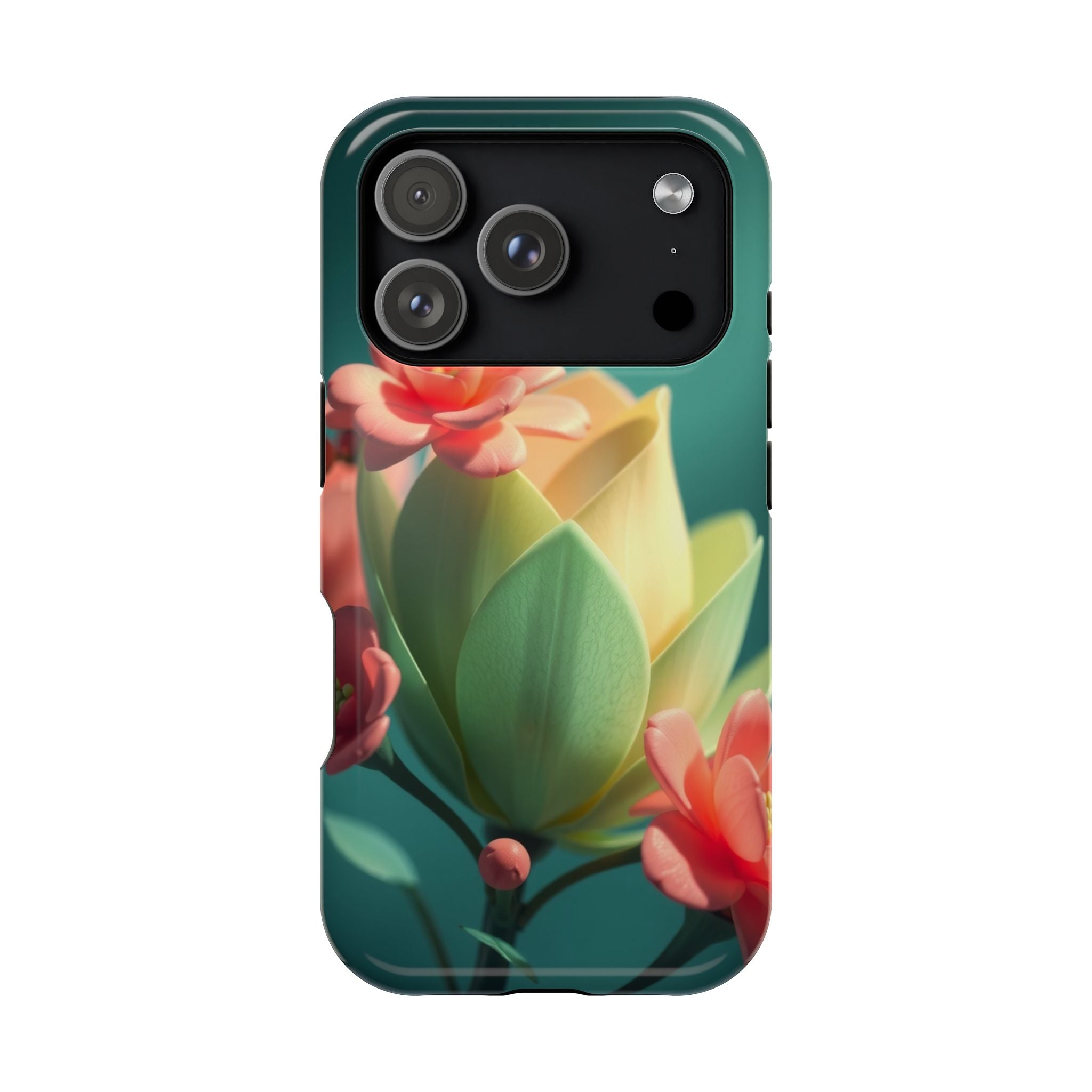 iPhone Floral Geometric Electric Art Slim Everyday Designer Case · iPhone Case