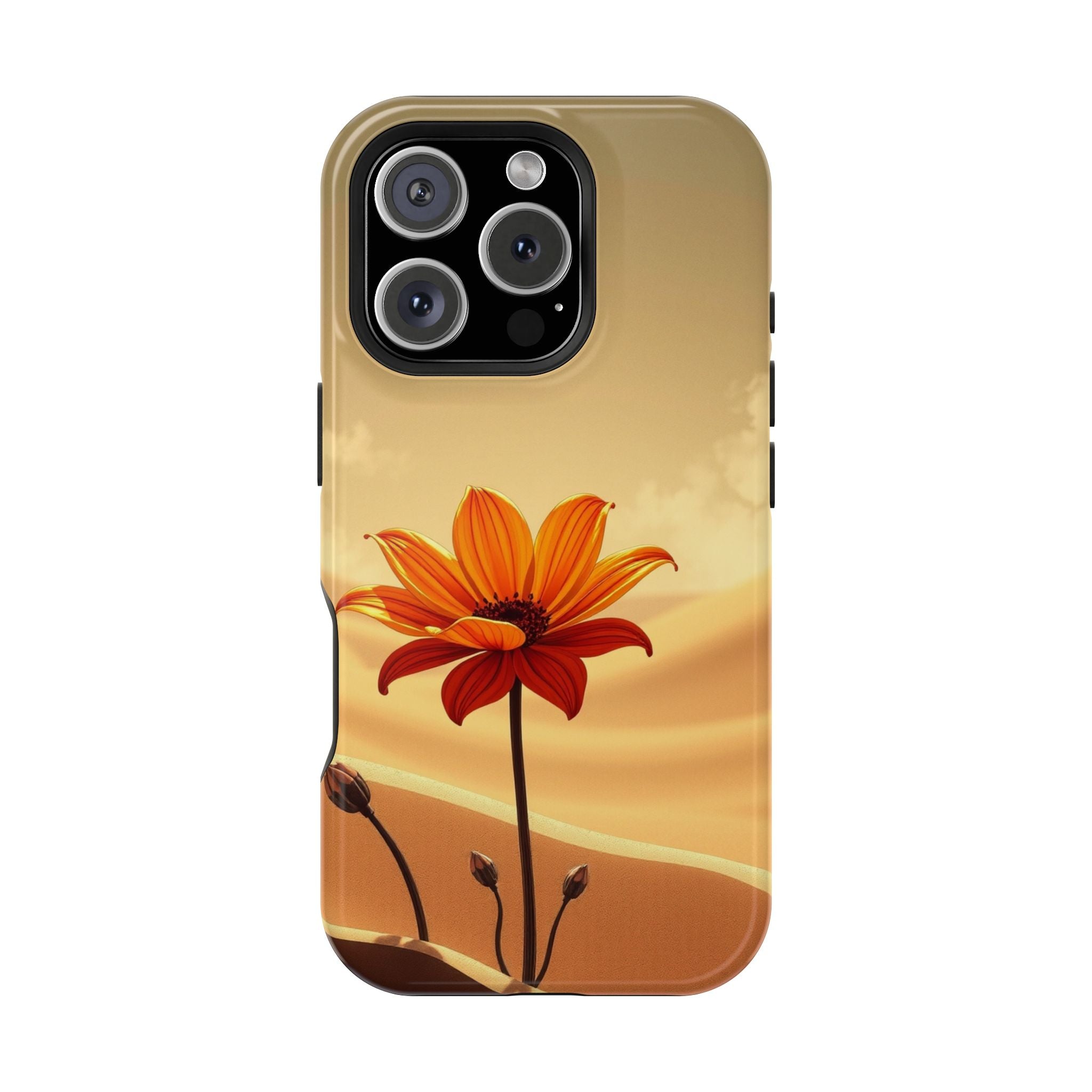 iPhone Neon Floral Dark Gothic Ink Bold Modern Everyday Snap Case · iPhone Case