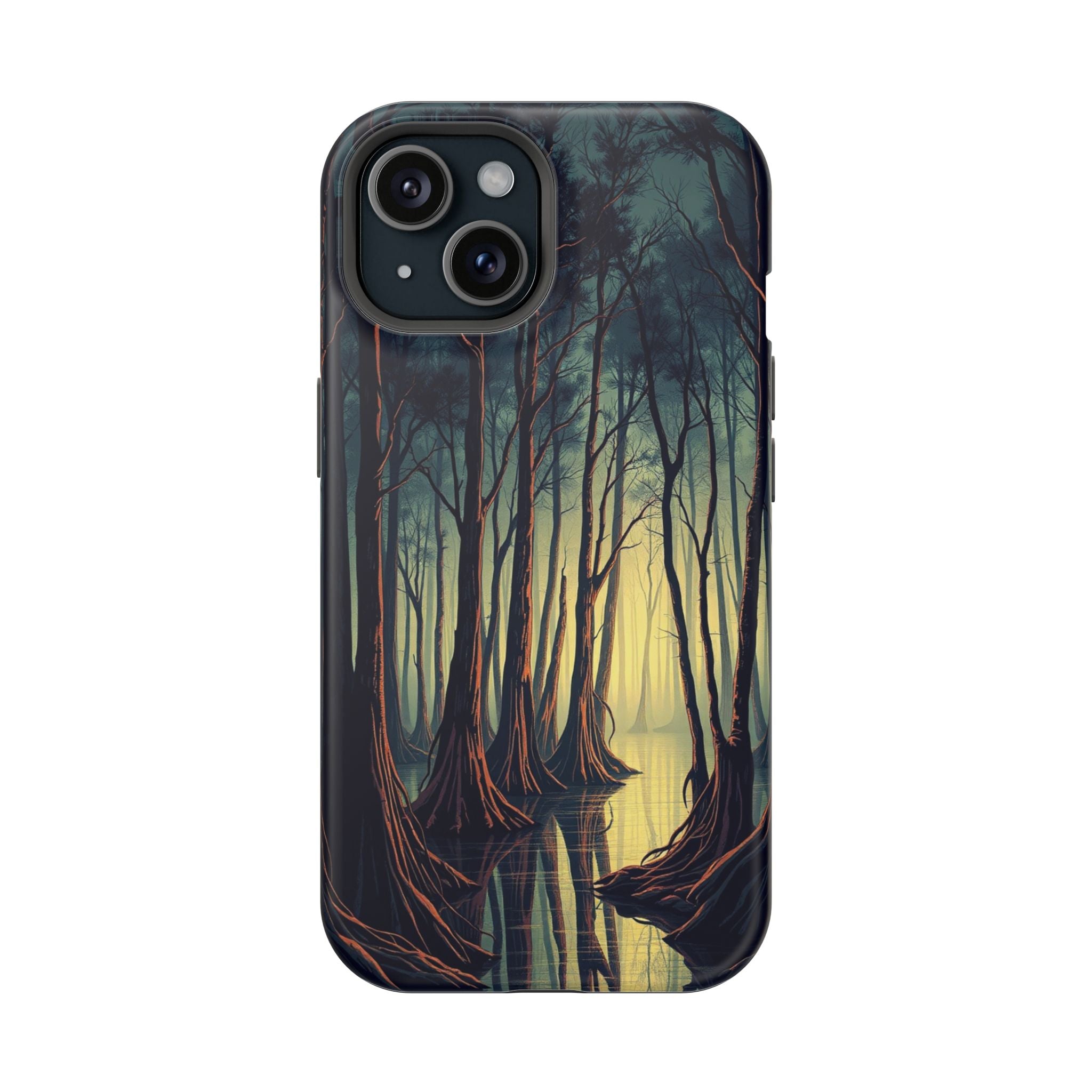 iPhone Cypress Swamp Cinematic Art Bold Modern Everyday Snap Case · iPhone Case