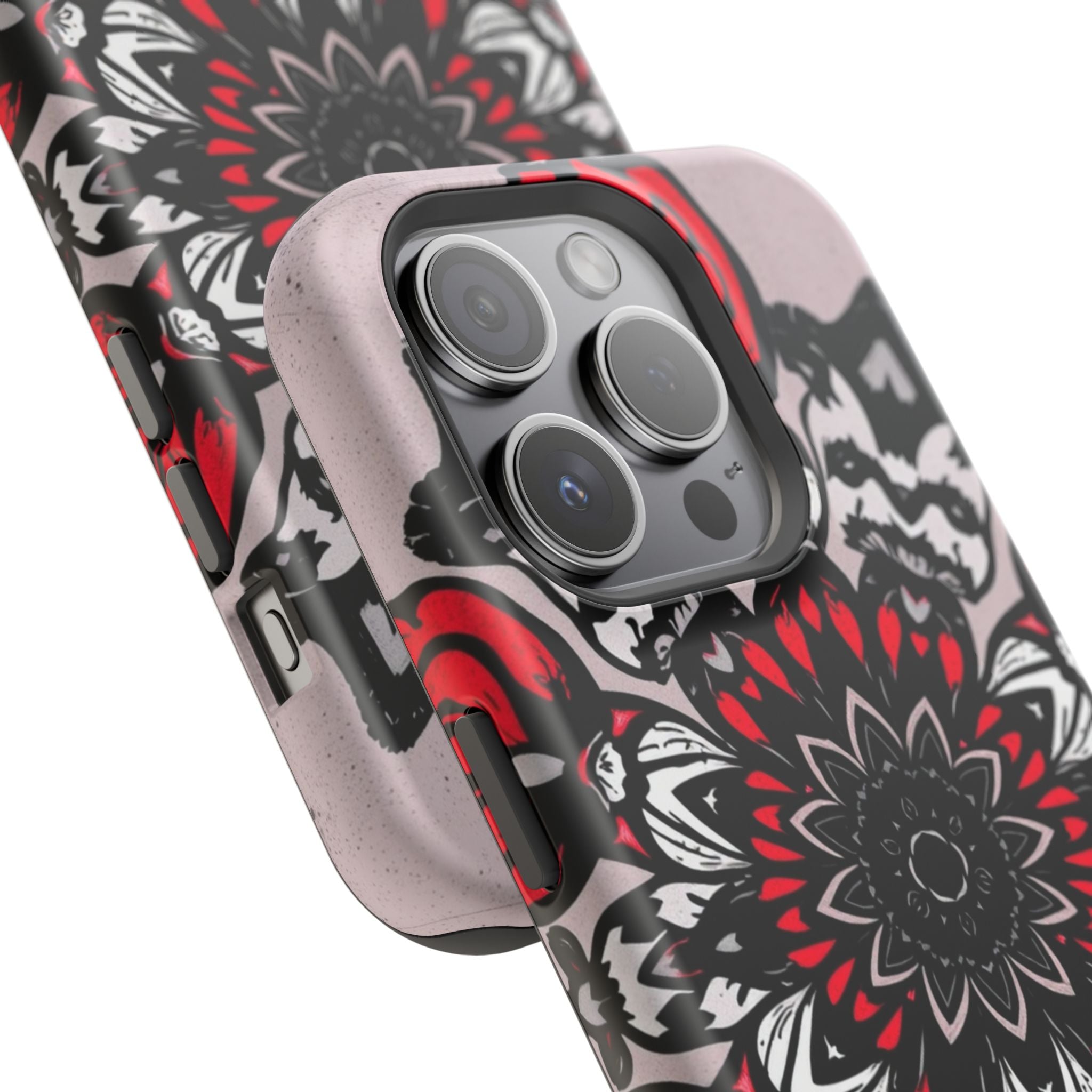 iPhone Floral Mandala Bold Art Slim Everyday Designer Case · iPhone Case