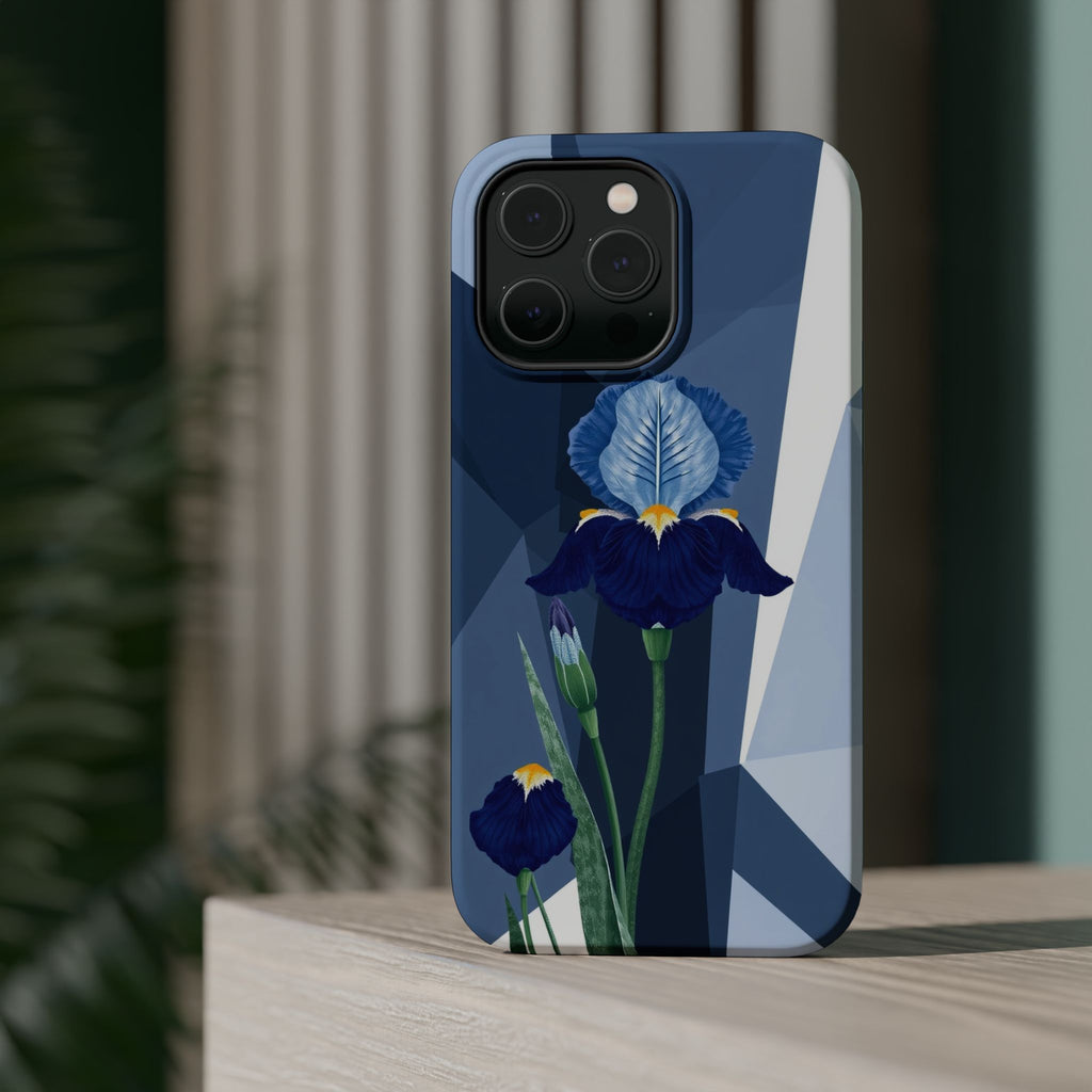 iPhone Earthy Iris Garden Design Bold Modern Everyday Snap Case · iPhone Case