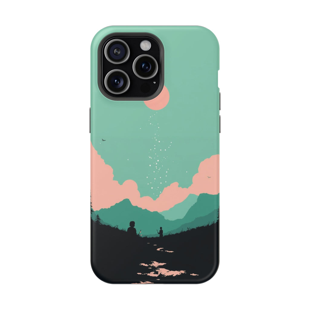 iPhone Magnetic Field Electric Art Bold Modern Everyday Snap Case · iPhone Case