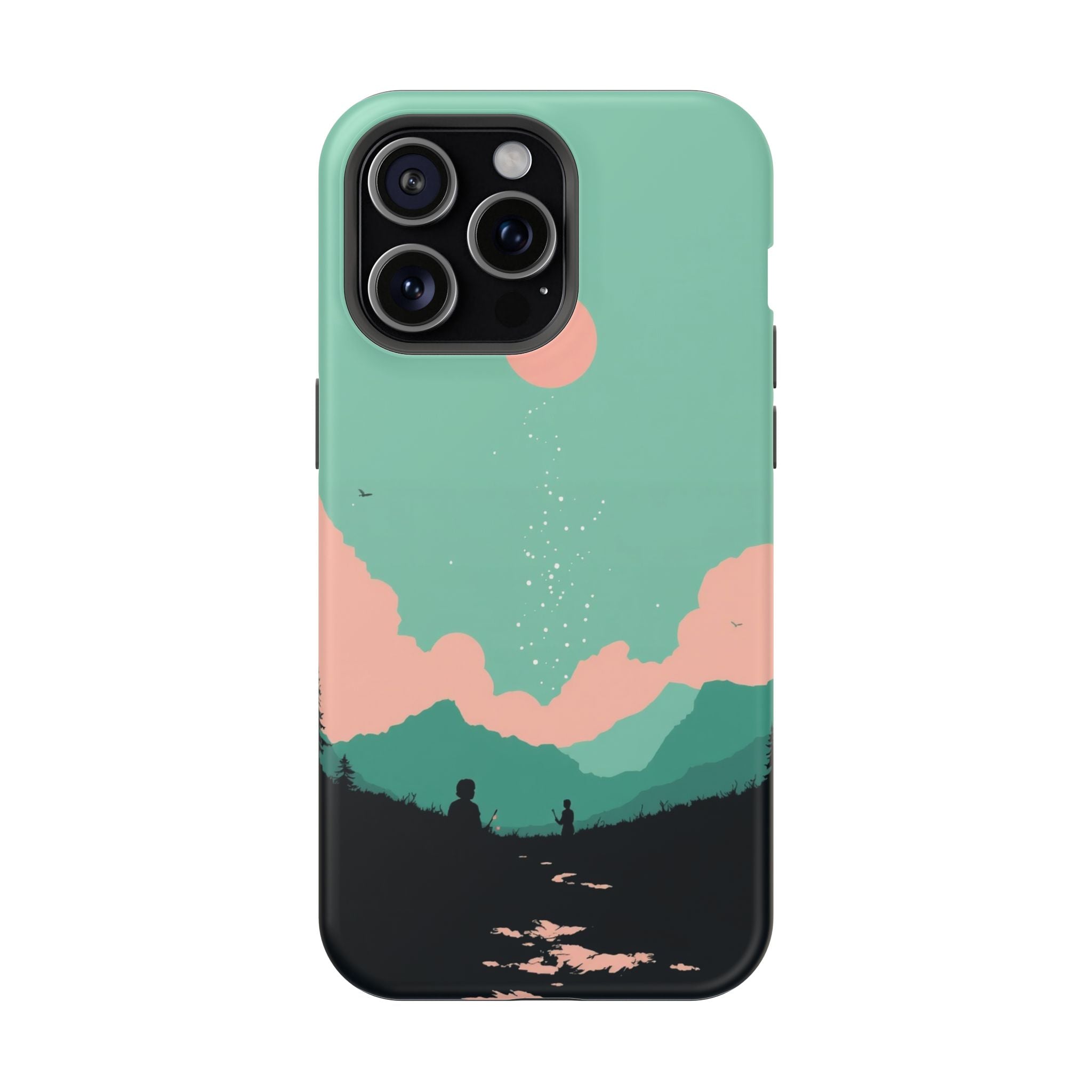 iPhone Magnetic Field Electric Art Bold Modern Everyday Snap Case · iPhone Case