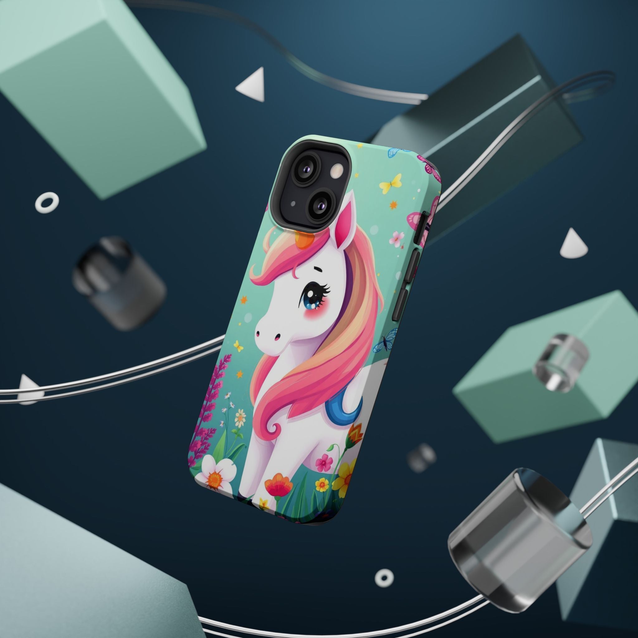 iPhone Dragonfly Unicorn Kids Fun iPhone Phone Case Gift Clean Minimal · iPhone