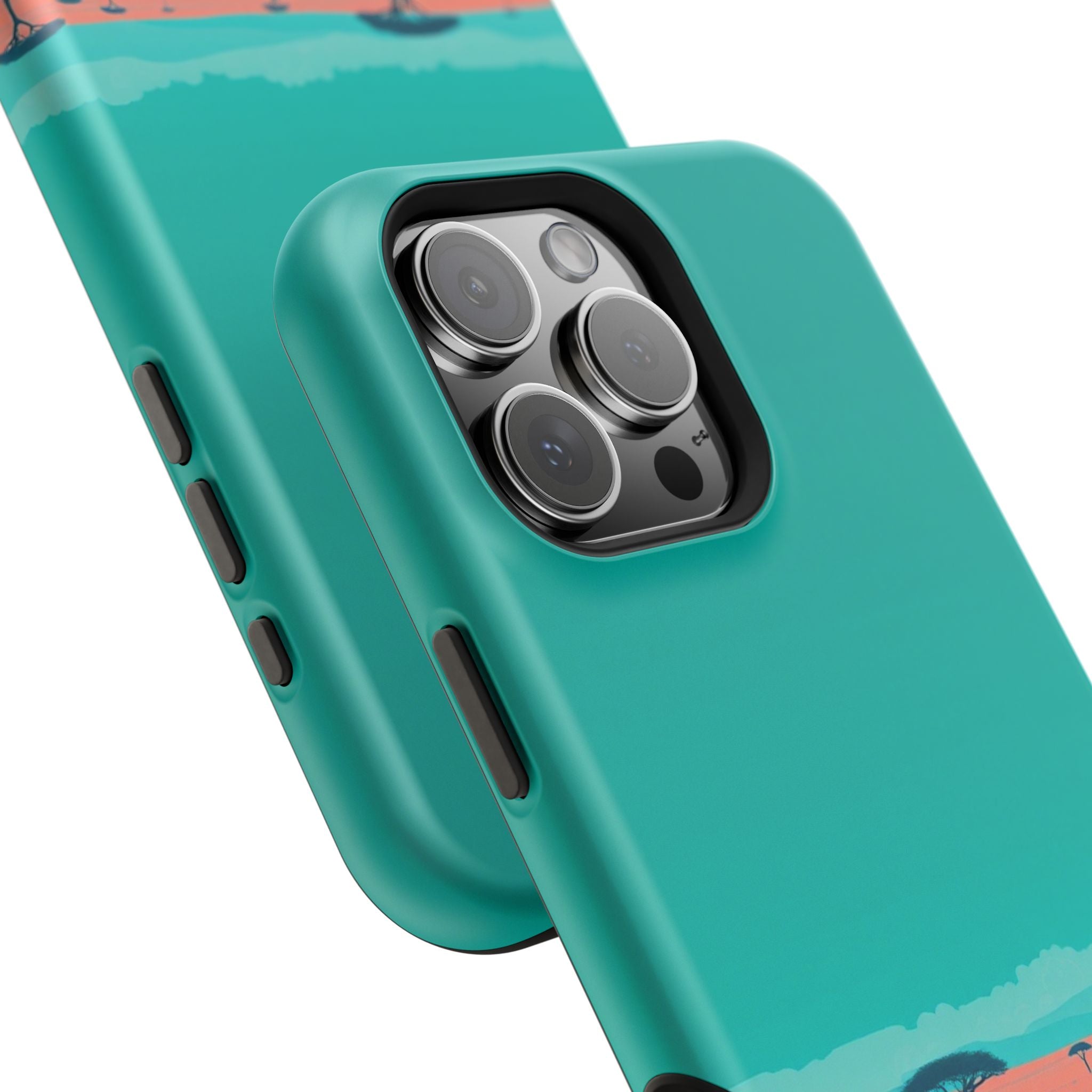iPhone Savanna Horizon Risograph Print Slim Everyday Designer Case · iPhone Case