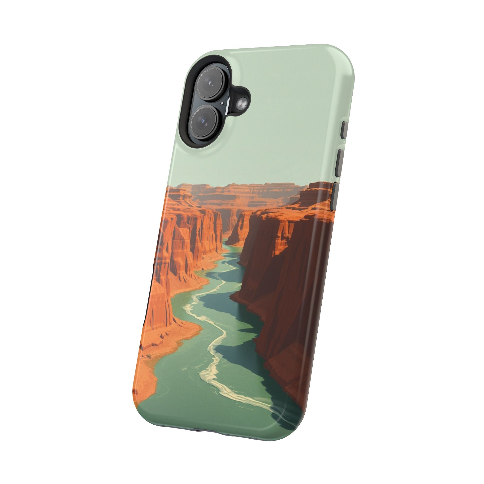 iPhone Burnt Orange And Sand River Canyon Slim iPhone Everyday Designer · iPhone
